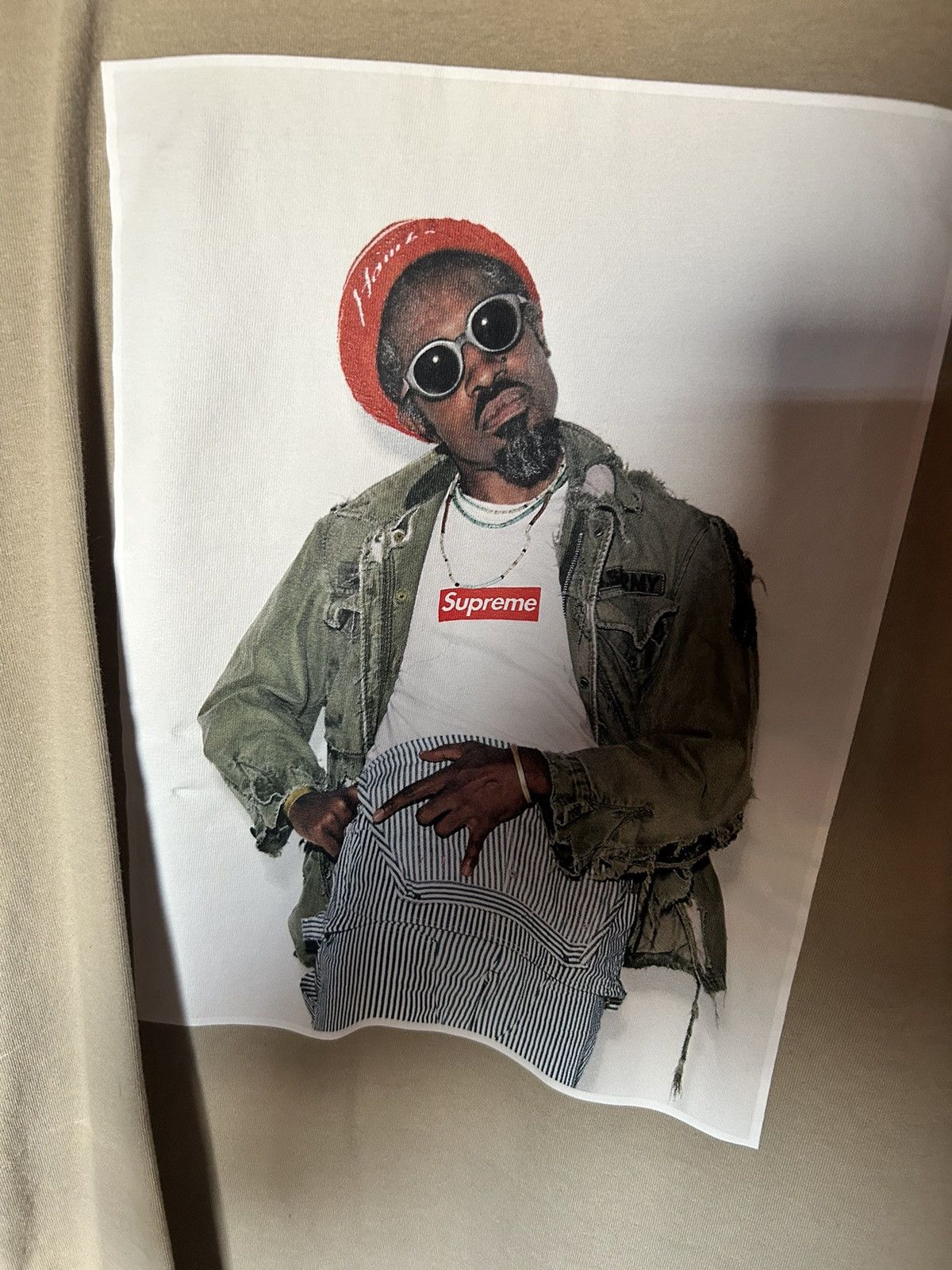 Supreme Supreme Andre 3000 Tee Stone Large Size US L / EU 52-54 / 3 - 2 Thumbnail