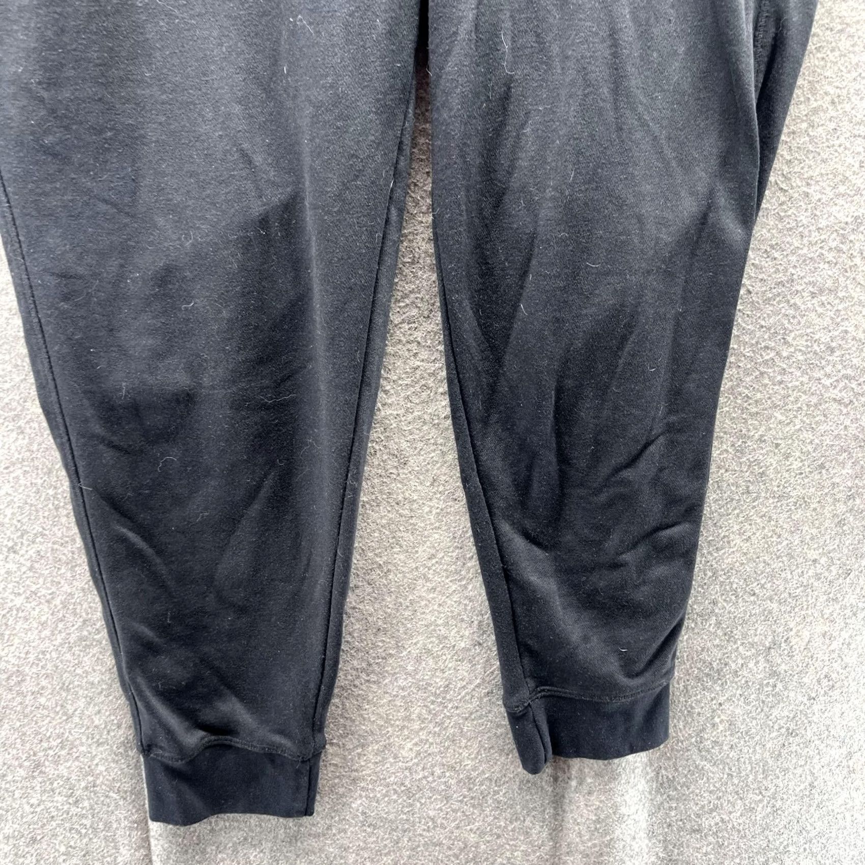 Champion VINTAGE Champion Sweatpants Women XL Black Jogger Fleece Drawstring Pockets Tapered Inseam 26" Size 40" / US 18 - 4 Thumbnail