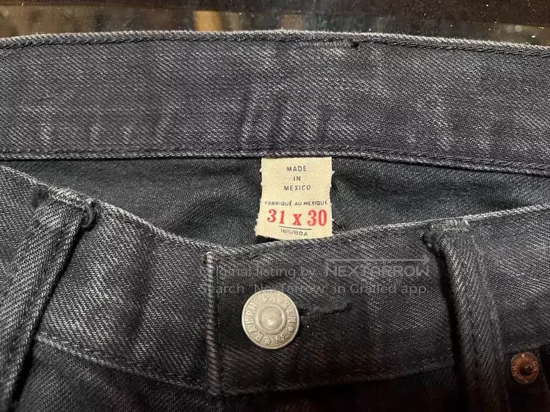 RRL Ralph Lauren RRL Ralph Lauren Black Cow Jeans Size US 32 / EU 48 - 3 Thumbnail