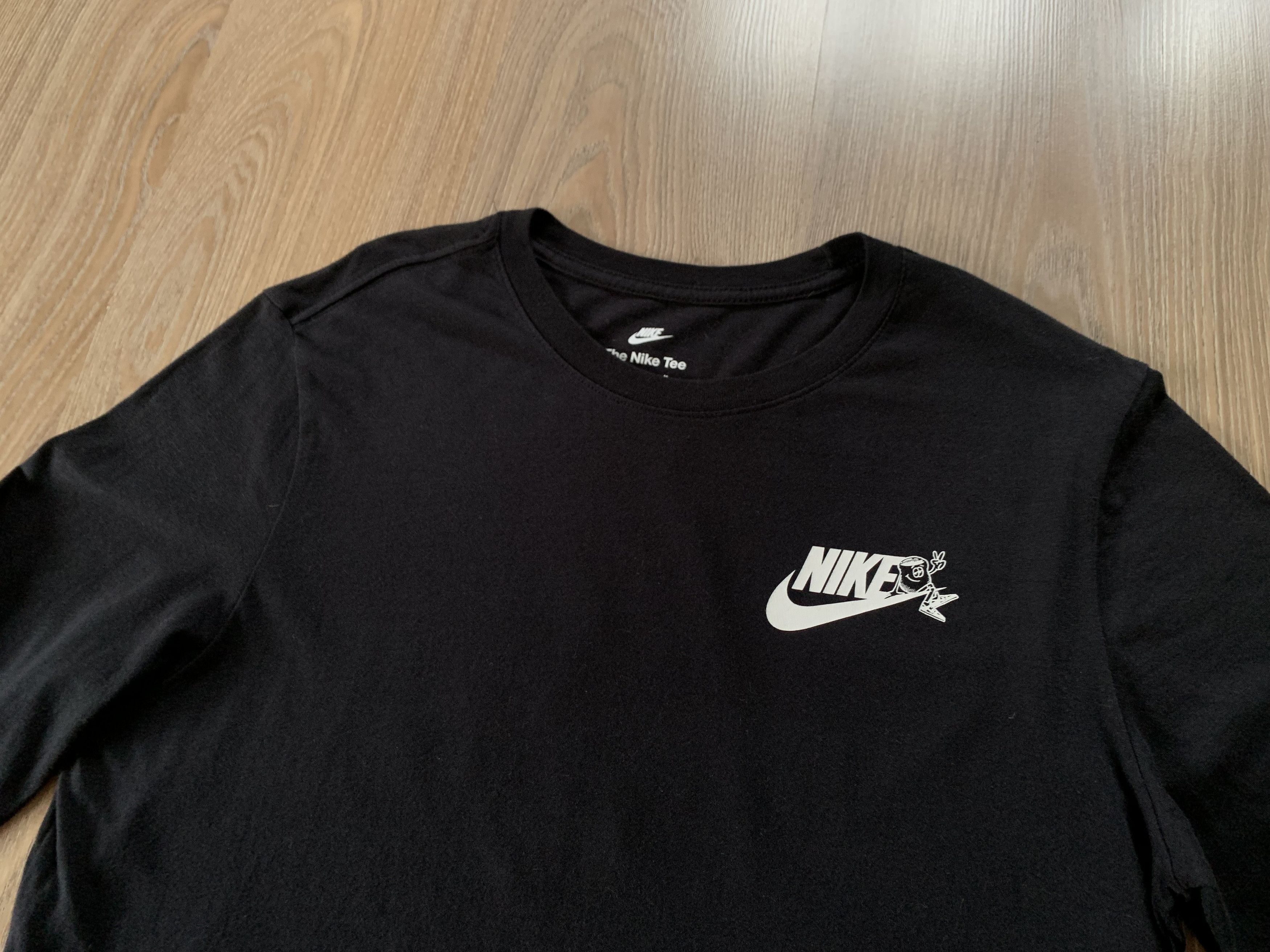 Nike × Vintage The Nike Tee Black Cotton Printed Long Sleeve 2022 Size US M / EU 48-50 / 2 - 5 Thumbnail