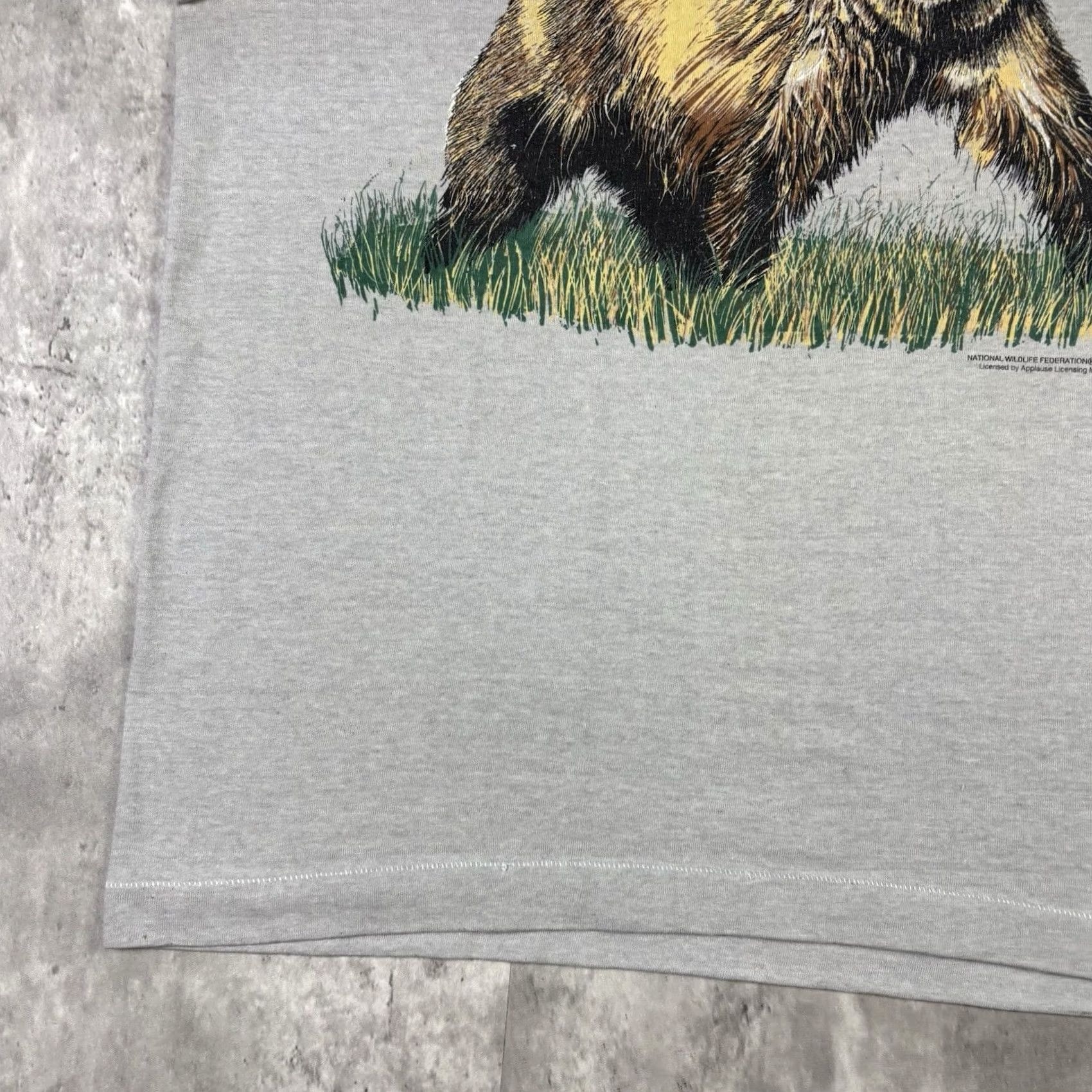 Vintage VINTAGE National Wildlife T Shirt Brown Bear Art M & M Size M USA 80s 90s Graphic Print Crew Neck Short Sleeve Men Brown USA Knit Cotton T-Shirt Mens Size US M / EU 48-50 / 2 - 3 Thumbnail