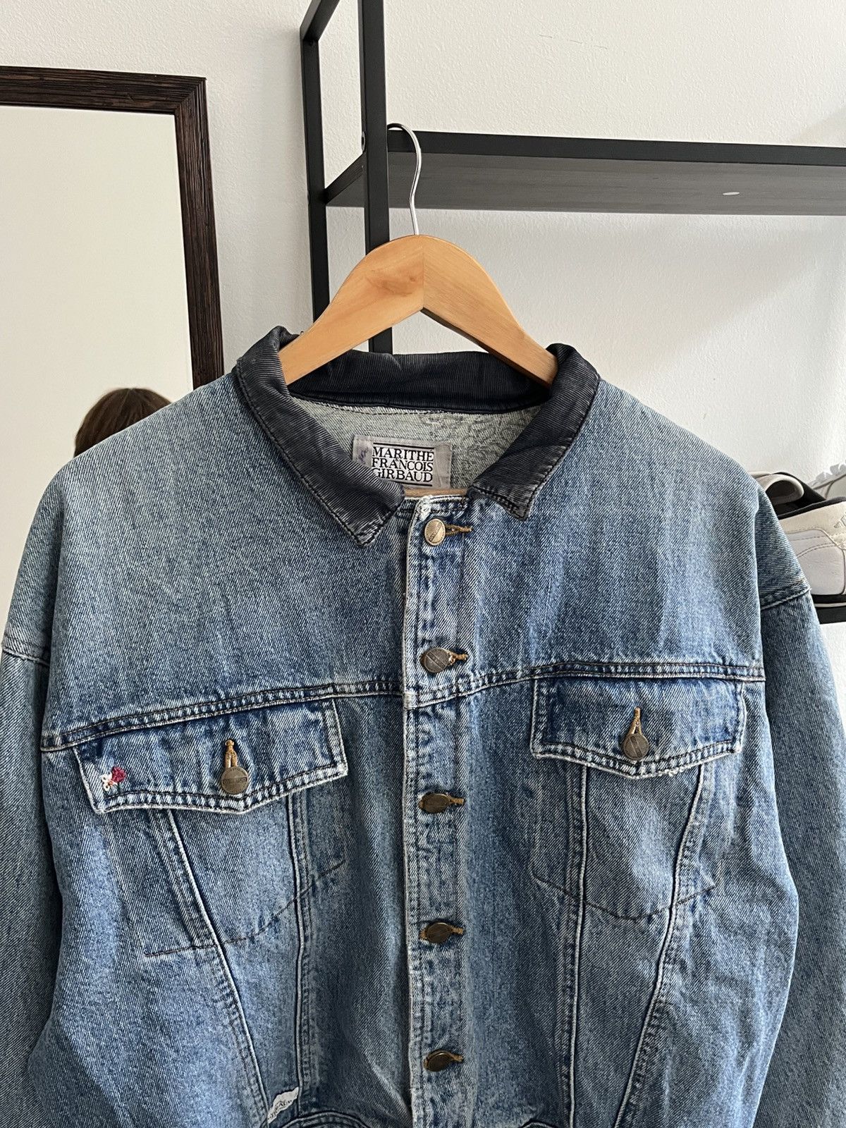 Marithe + Francois Girbaud 🔥90'S Marithe Francois Girbaud Archive Denim Cropped Jacket Size US S / EU 44-46 / 1 - 20 Thumbnail
