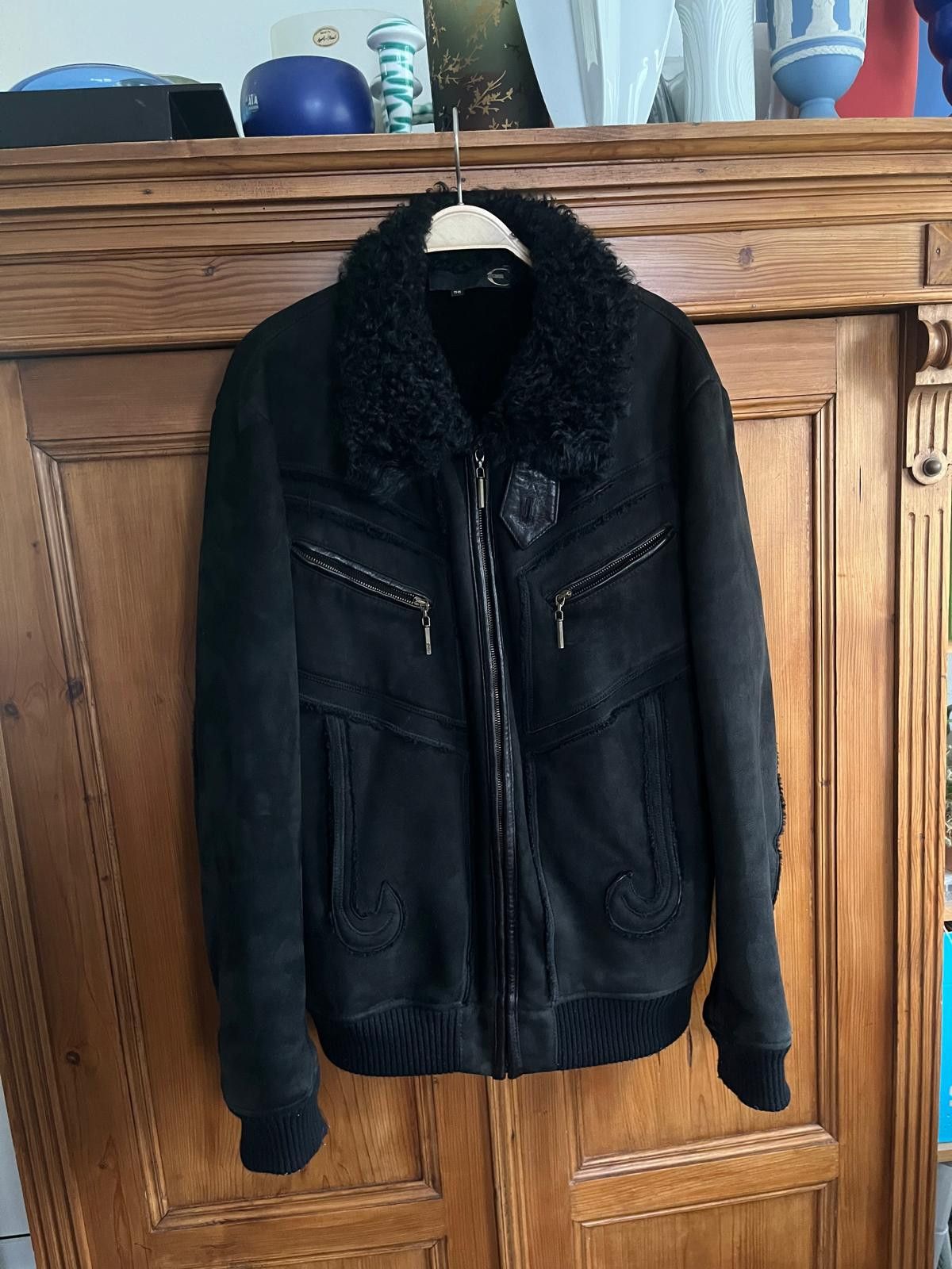 Just Cavalli Just Cavalli Shearling Lambskin Leather jacket Size IT56 Size US XL / EU 56 / 4 - 2 Thumbnail