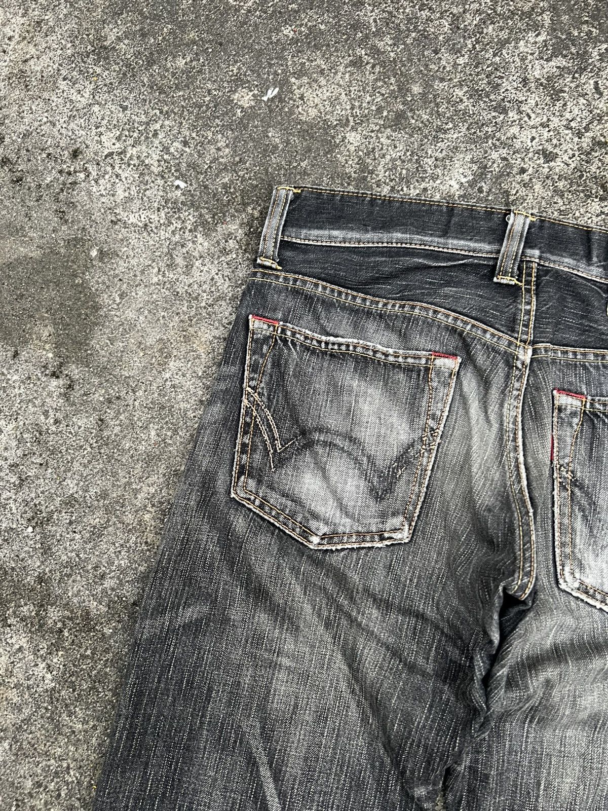 Edwin VINTAGE EDWIN 503 BLUE TRIP DISTRESS PUNK JEAN JAPAN Size US 29 - 18 Thumbnail
