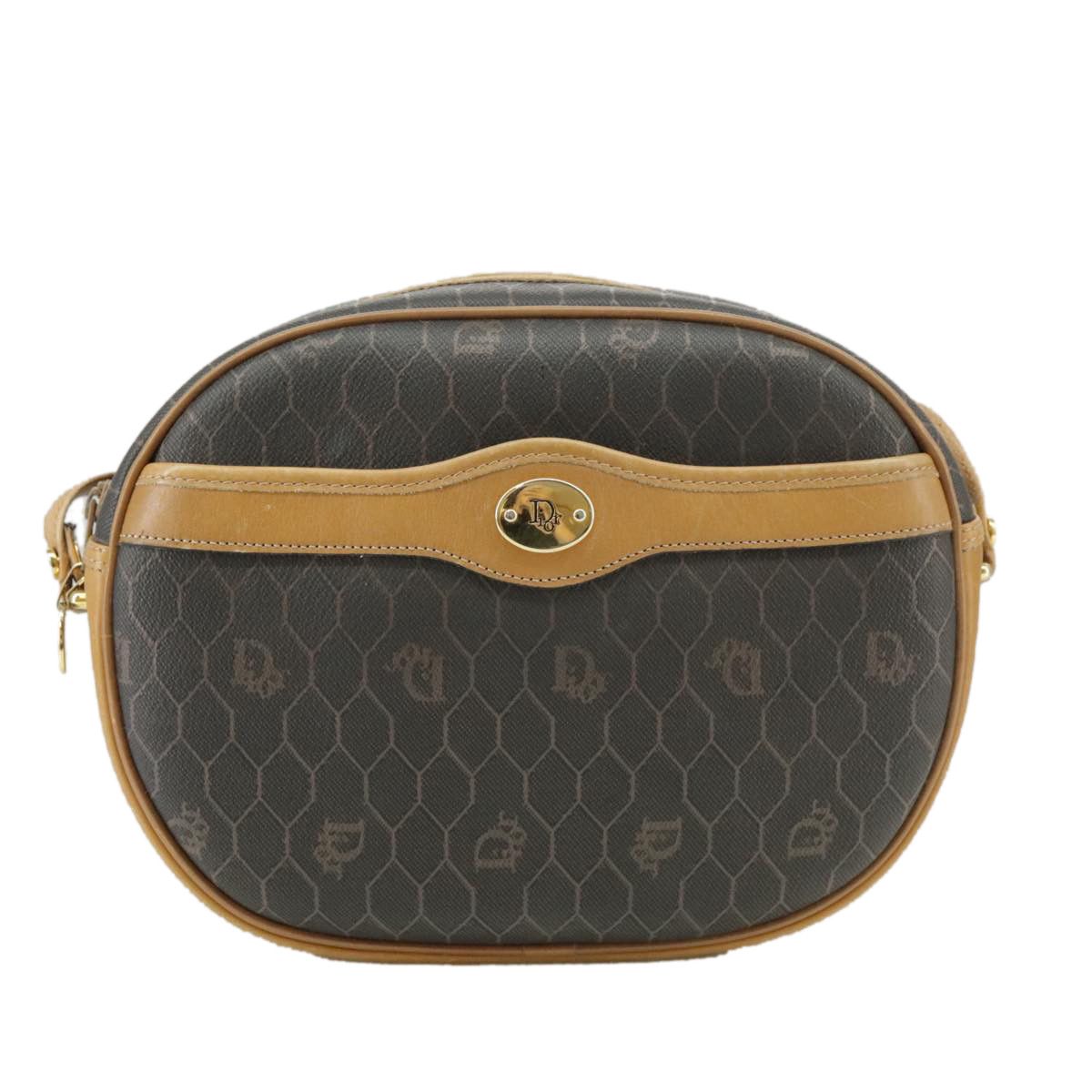 Dior Honeycomb Black Canvas Shoulder Bag (Pre-Owned) Size ONE SIZE - 1 Thumbnail