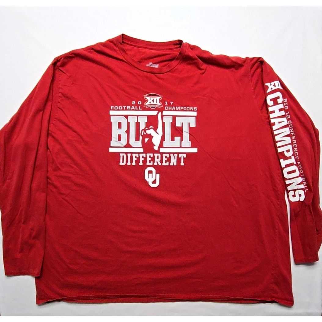 Other OU Football Champions Built Different 5XL Red Sooners Shirt Size US XXL / EU 58 / 5 - 1 Thumbnail