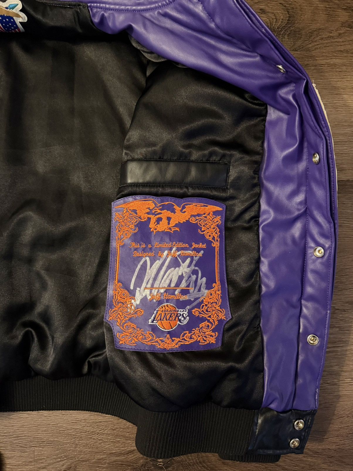 Jeff Hamilton LA Lakers Skyline Jacket by Jeff Hamilton Size US M / EU 48-50 / 2 - 3 Thumbnail