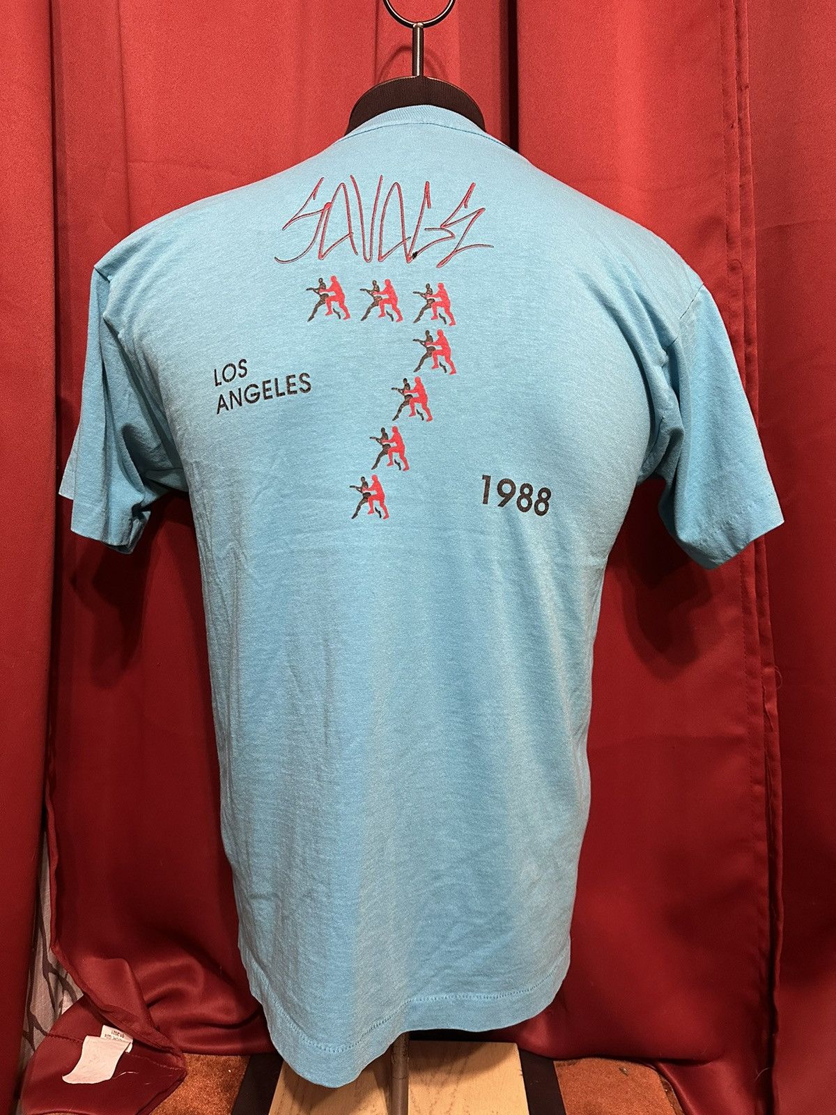 Vintage Vintage Savage Seven Tshirt 80’s Los Angeles Marathon Grail Size US L / EU 52-54 / 3 - 1 Thumbnail