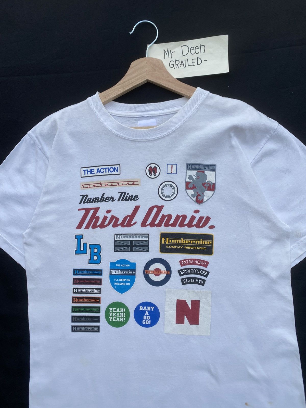 Number (N)ine Rare Takahiromiyshita Number Nine Third Anniversary Tshirt Size US S / EU 44-46 / 1 - 7 Thumbnail