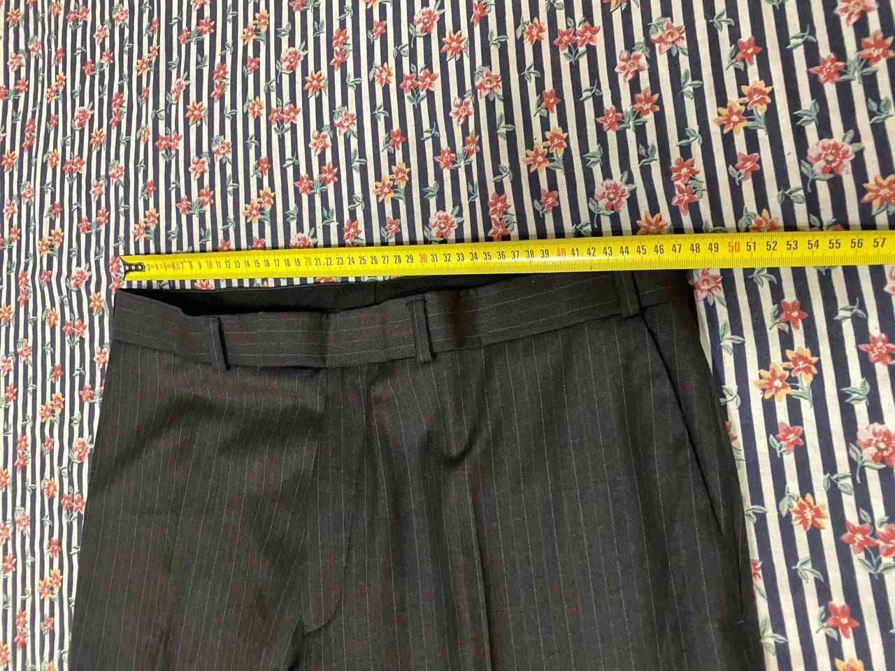Balmain Luxury Balmain Striped Classic Fit Suit Size 44R - 13 Thumbnail