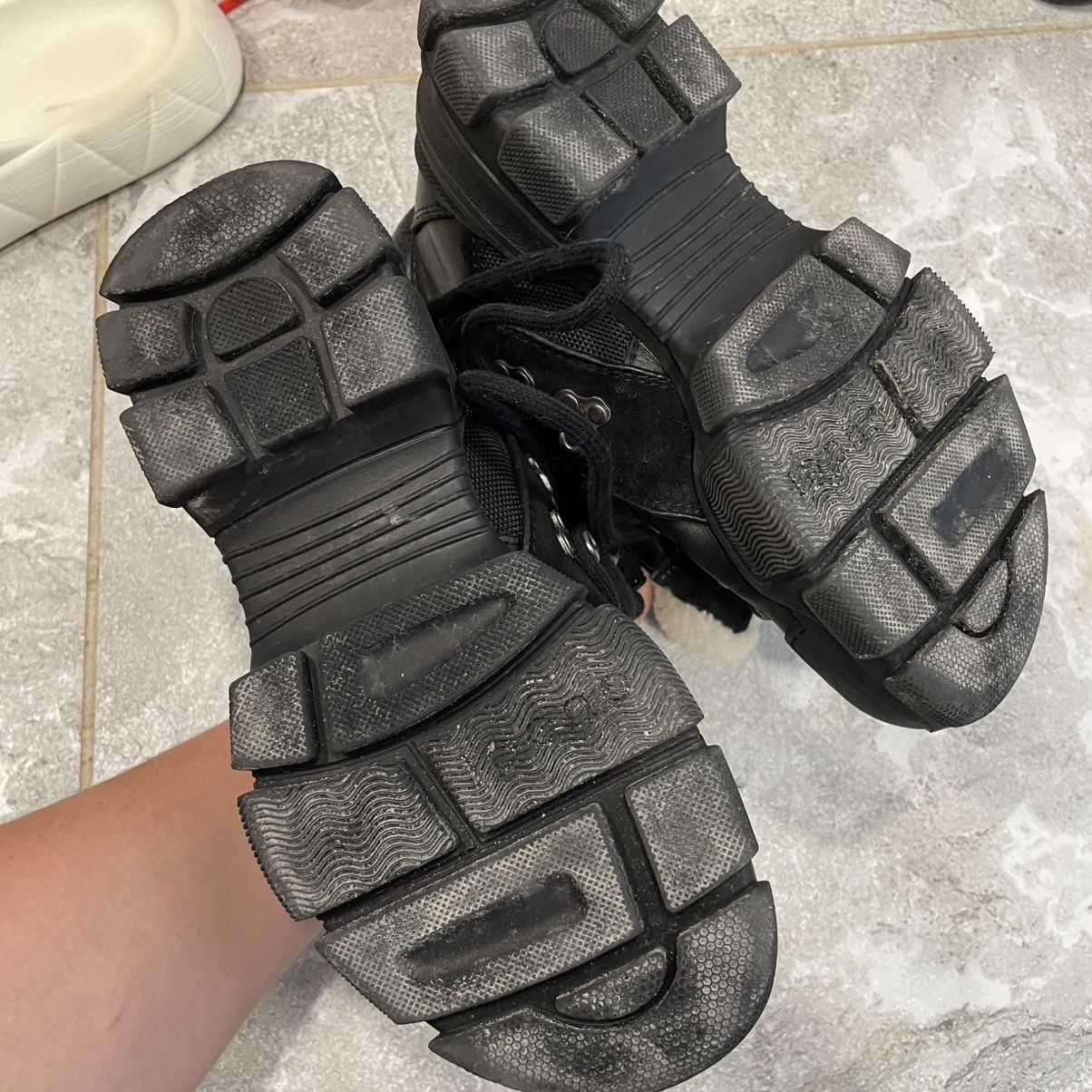 If Six Was Nine × Le Grande Bleu (L.G.B.) Gucci Flashtrek Sneaker shoes leather canvas fur faux boots Size US 5 / IT 35 - 10 Thumbnail