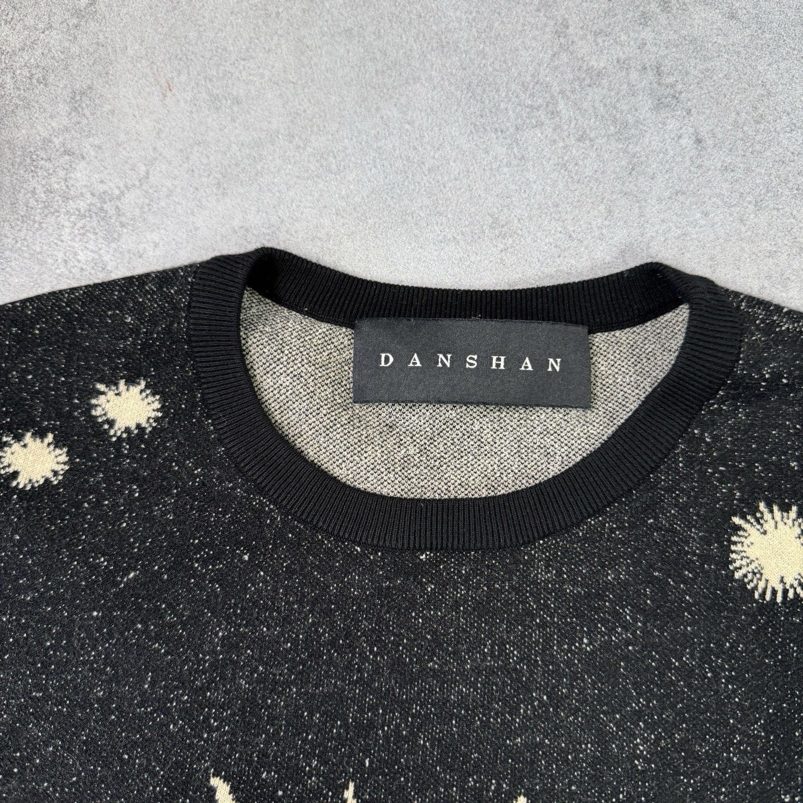 Vintage Danshan Apollo Knit Jumper Sweater Black Men Size L Size US L / EU 52-54 / 3 - 5 Thumbnail