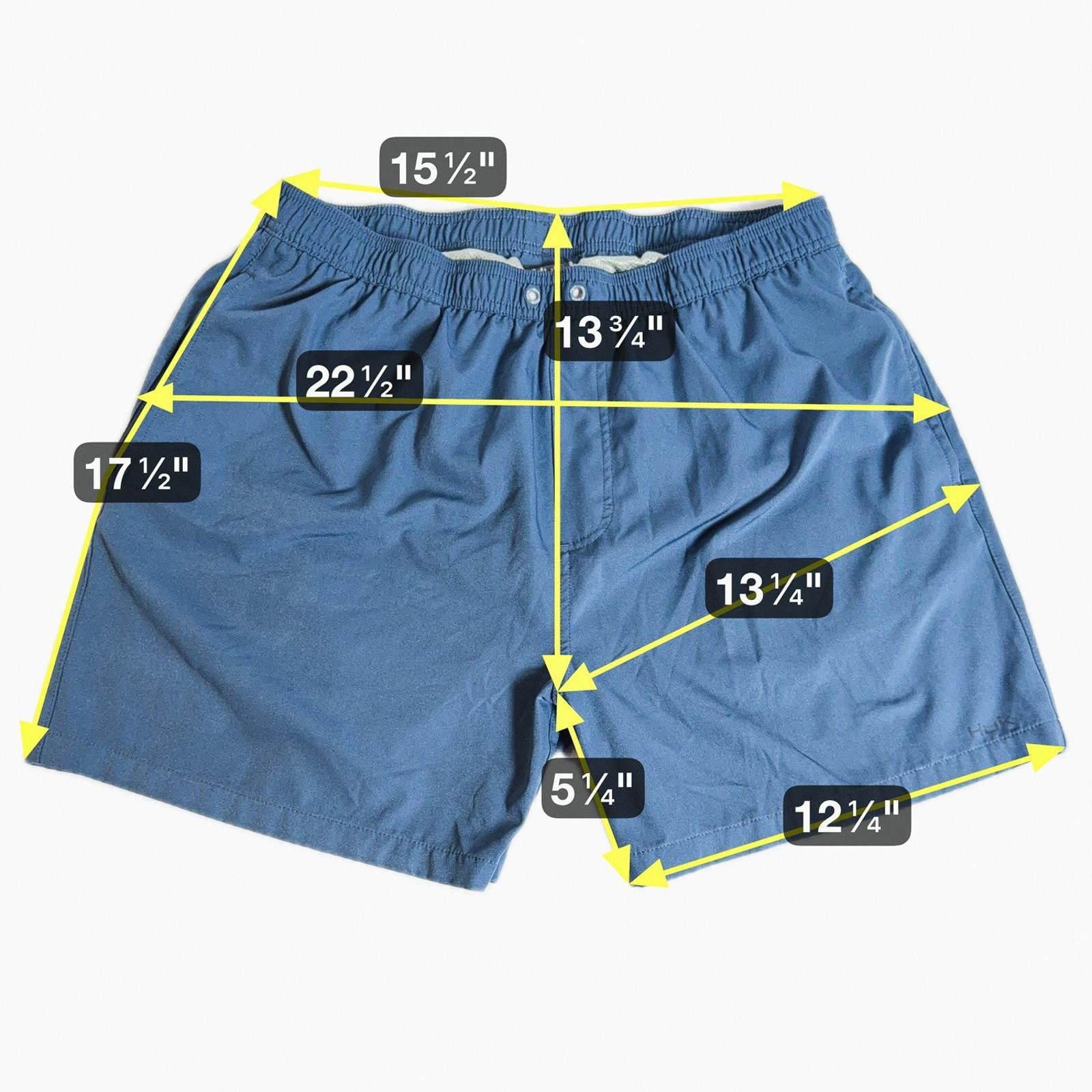 Designer Huk Fishing Shorts Mens XL Quick Dry Lined Swim Outdoor Size US 36 / EU 52 - 8 Thumbnail