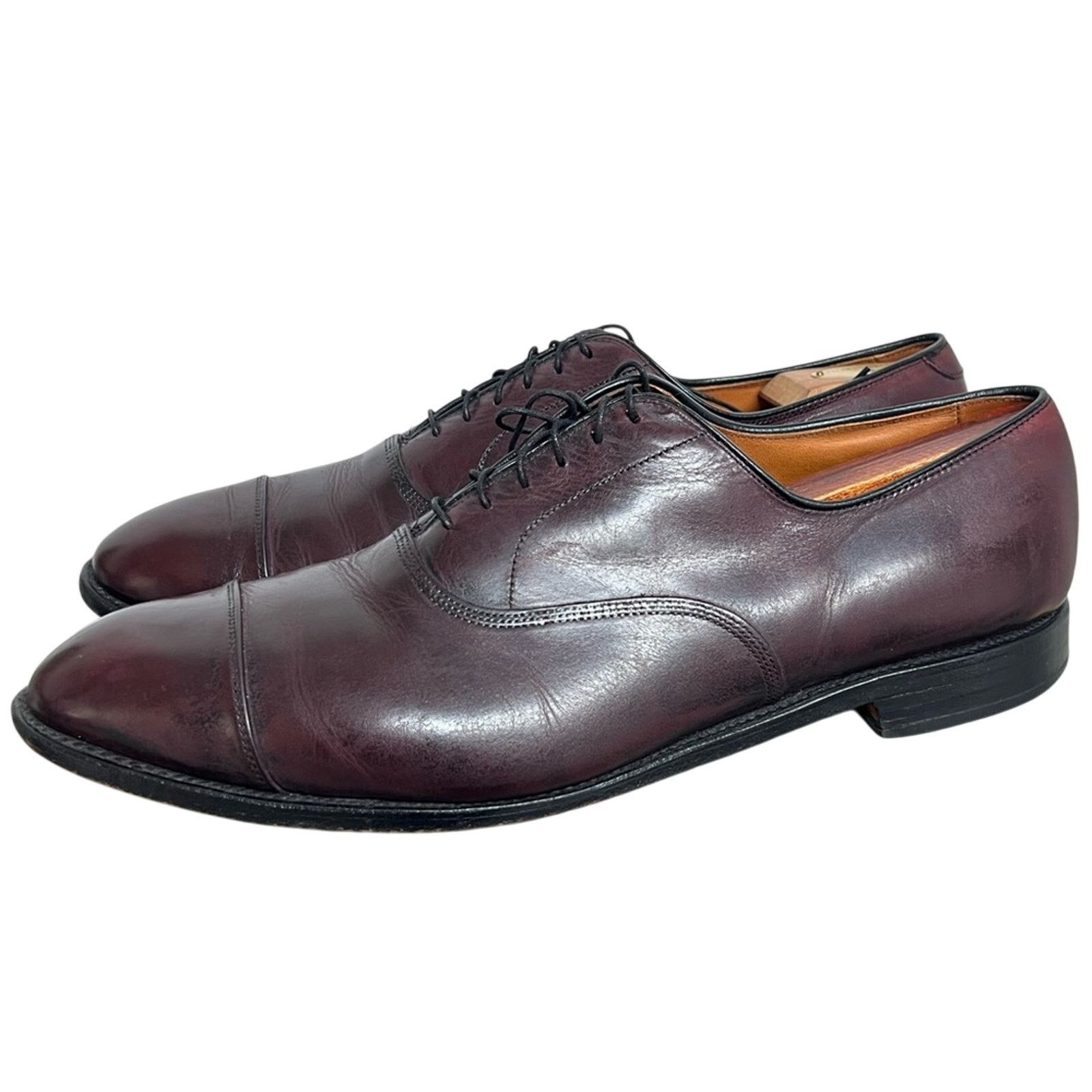 Allen Edmonds Allen Edmonds Men's Brown Park Avenue Cap Toe Oxford 15 D Size US 15 / EU 48 - 1 Thumbnail