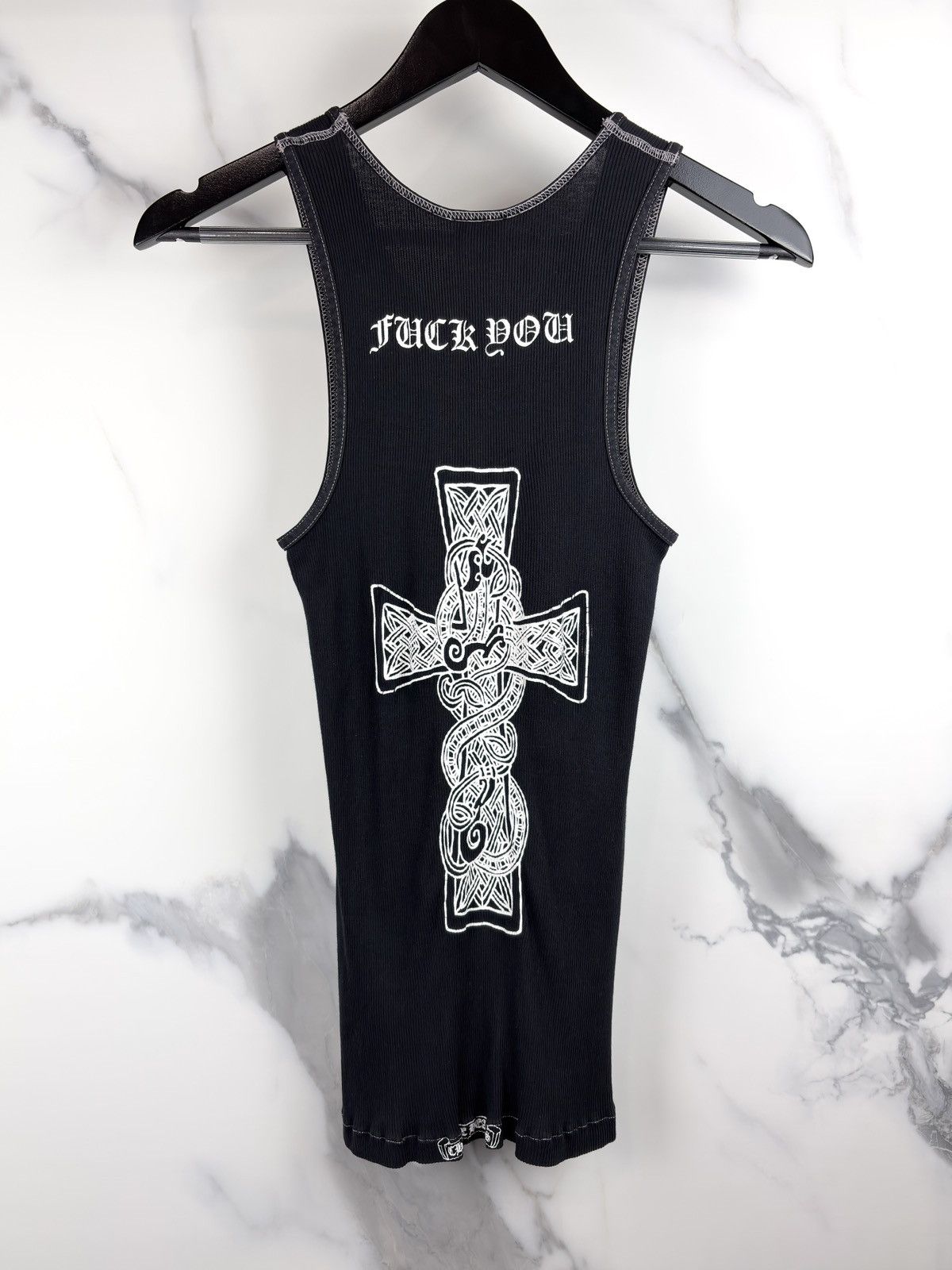 Chrome Hearts Chrome hearts fuck you tank top | Grailed
