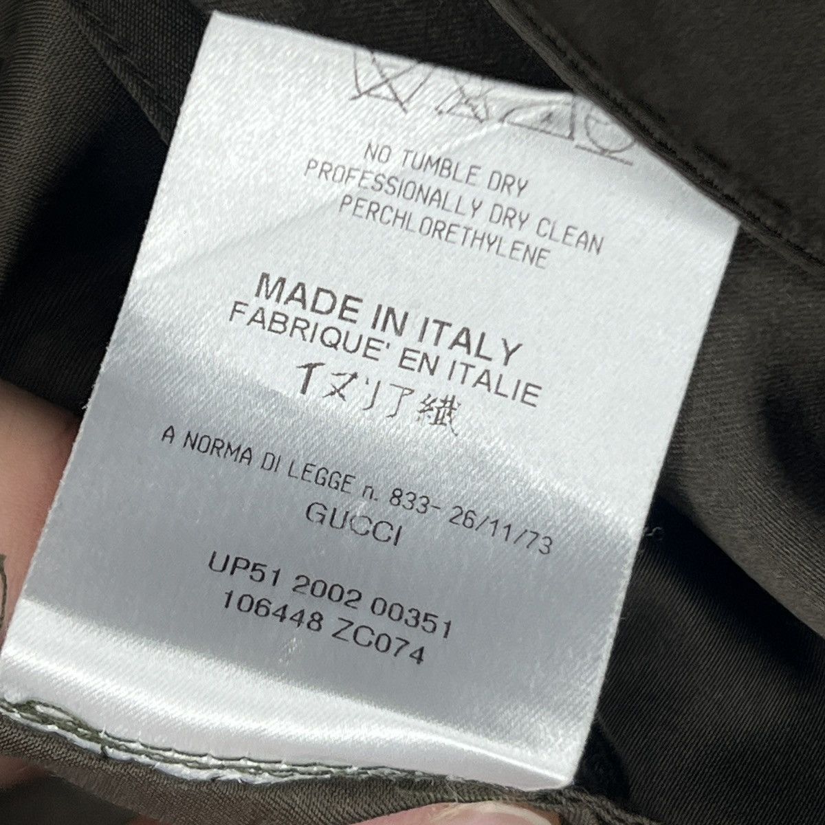 Gucci Gucci by Tom Ford Blazer Jacket Silk Dark Green Khaki RARE Size S / US 4 / IT 40 - 7 Thumbnail