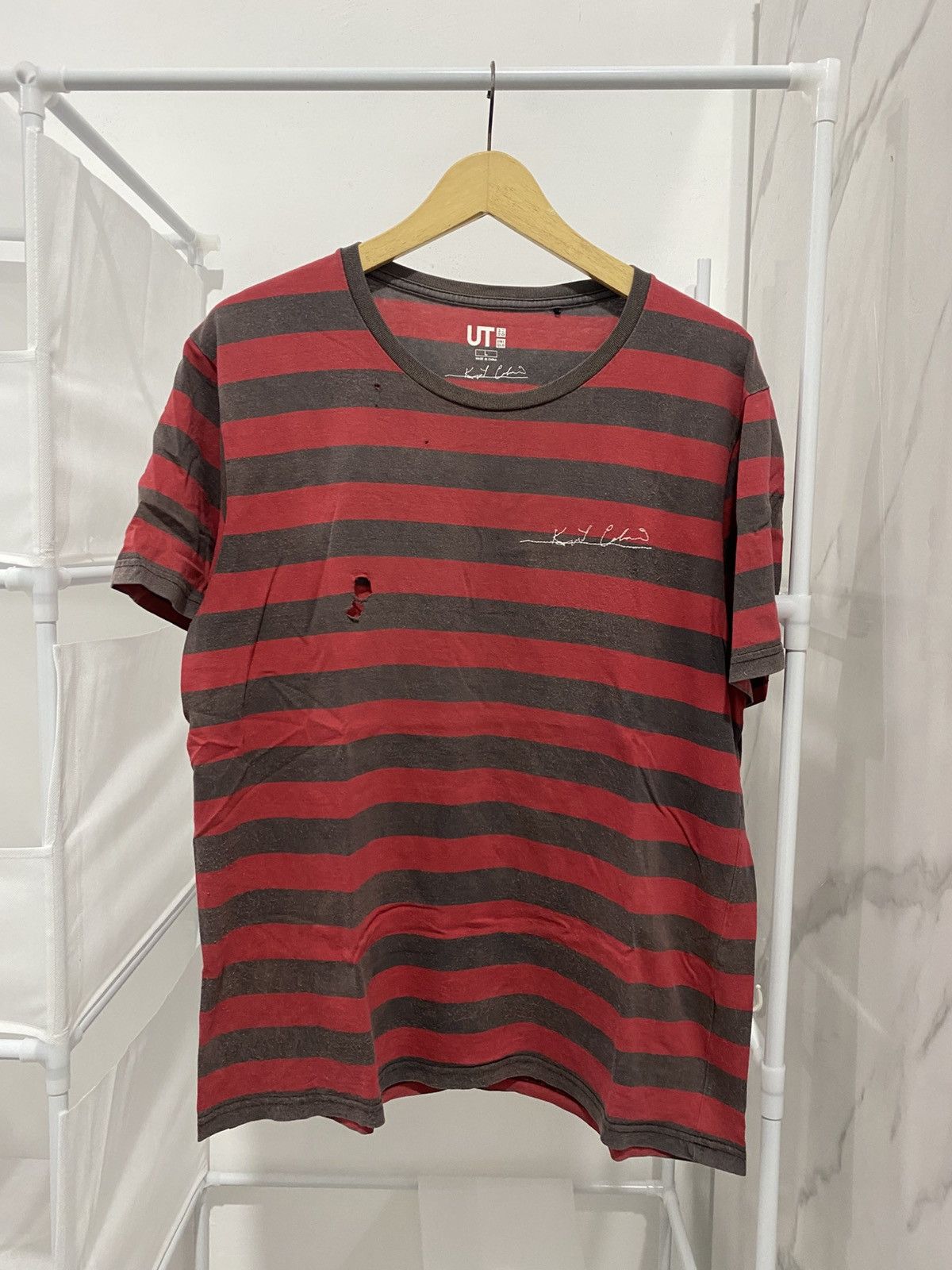 Vintage Vintage UT X Kurt CobainNirvana Stripe Undercover Numbernine Size US M / EU 48-50 / 2 - 1 Thumbnail