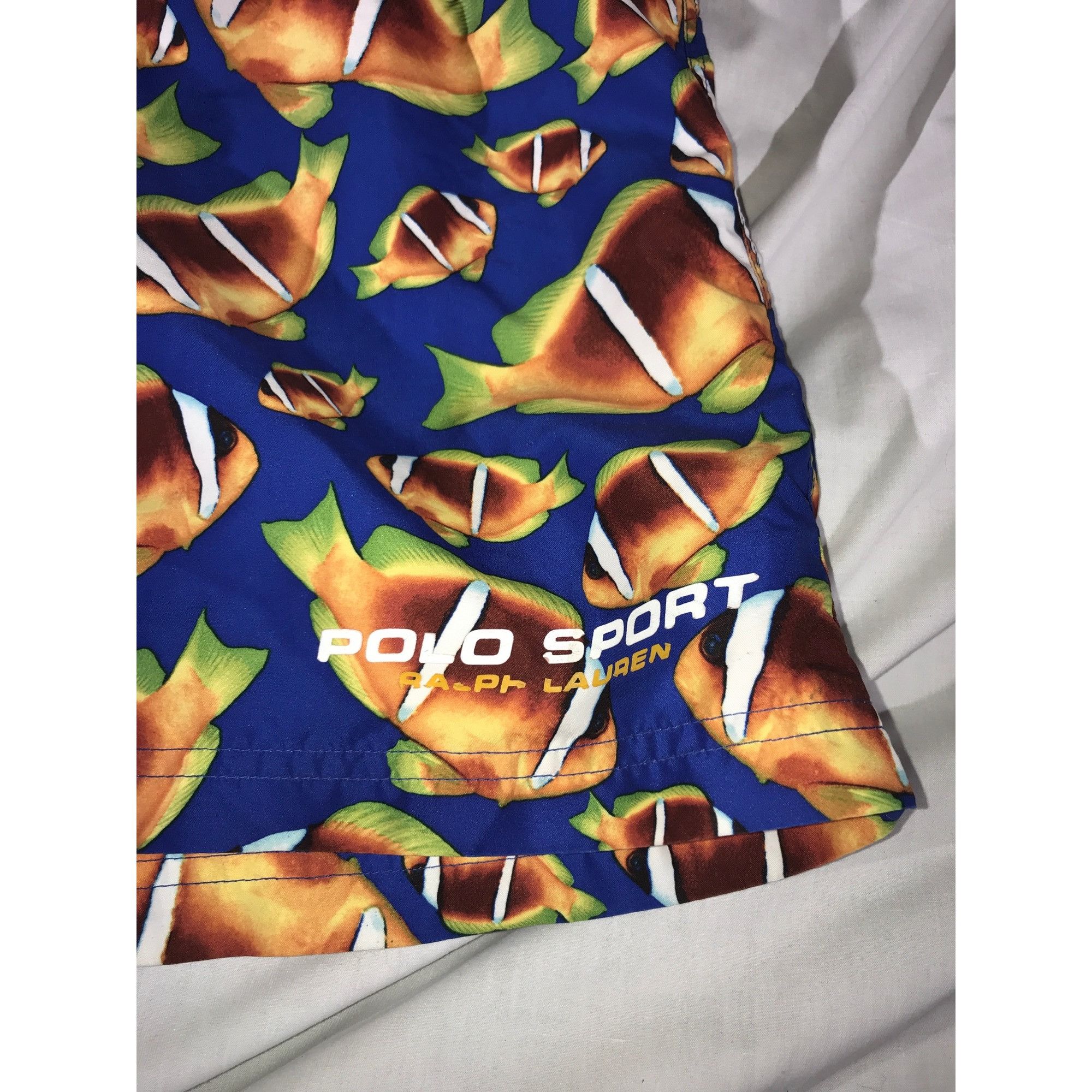 Polo Ralph Lauren Polo Ralph Lauren Men's Unique Koi Fish Print Swim Trunks Size US 34 / EU 50 - 3 Thumbnail