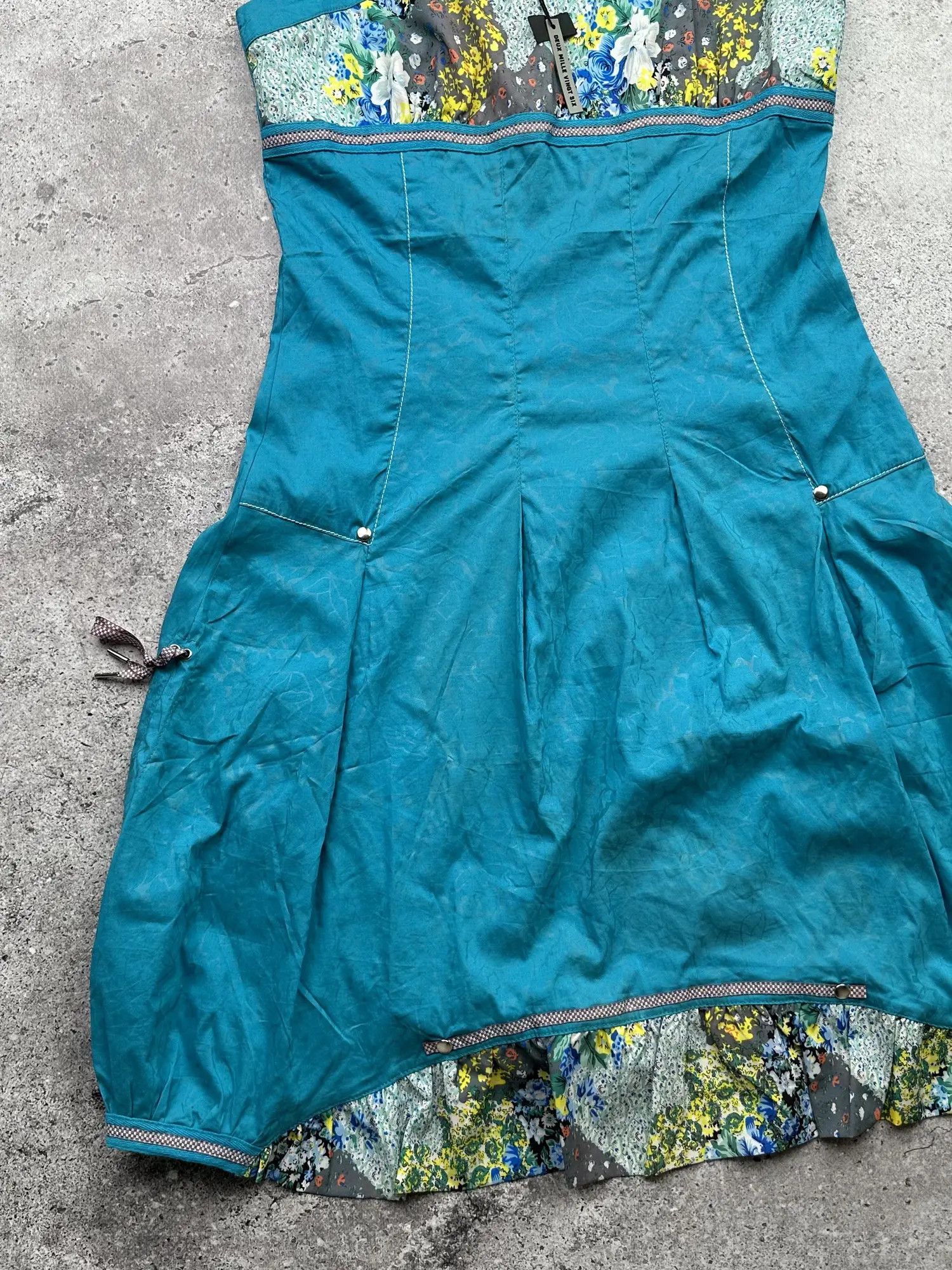 Japanese Brand Vintage Flare Dress C93(V426) Size XS / US 0-2 / IT 36-38 - 3 Thumbnail