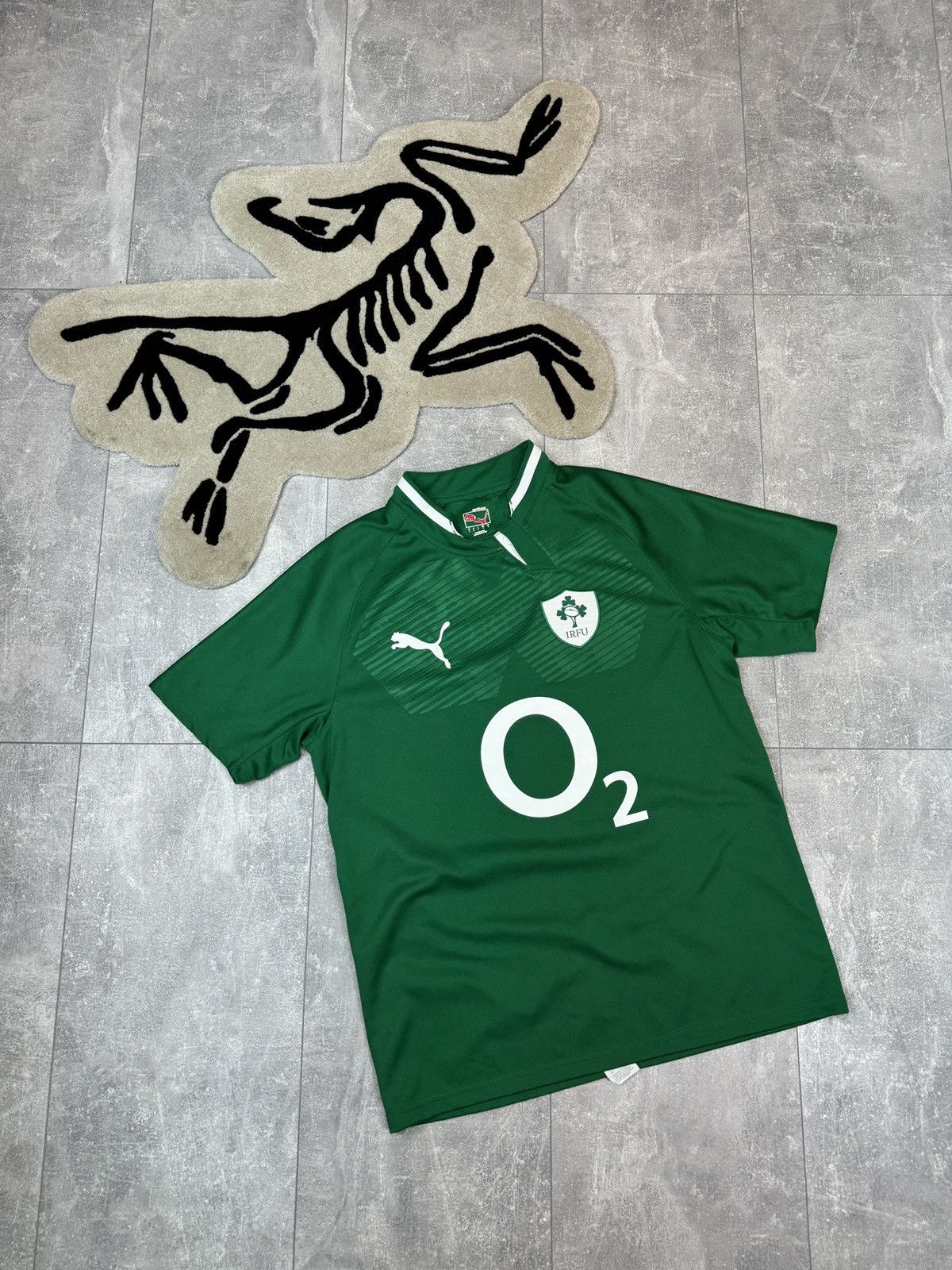 Puma × Vintage Mens Vintage Puma Ireland rugby IRFU home T-shirt tee Size US L / EU 52-54 / 3 - 1 Thumbnail