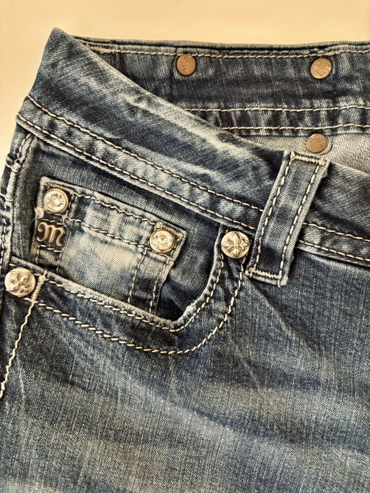 Miss Me Y2K Miss Me Mid Rise Easy Bootcut Jeans Size 31" - 5 Thumbnail