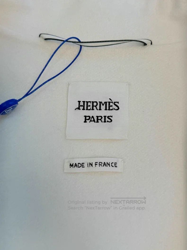 Hermes Hermes Knitted cuff collar overcoat Size XS / US 0-2 / IT 36-38 - 4 Thumbnail