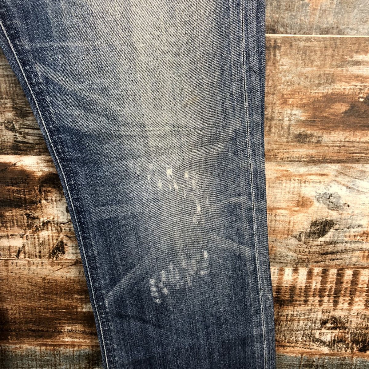 Burberry DLL Burberry Blue Distressed Denim Pants #C252 Size US 29 - 10 Thumbnail