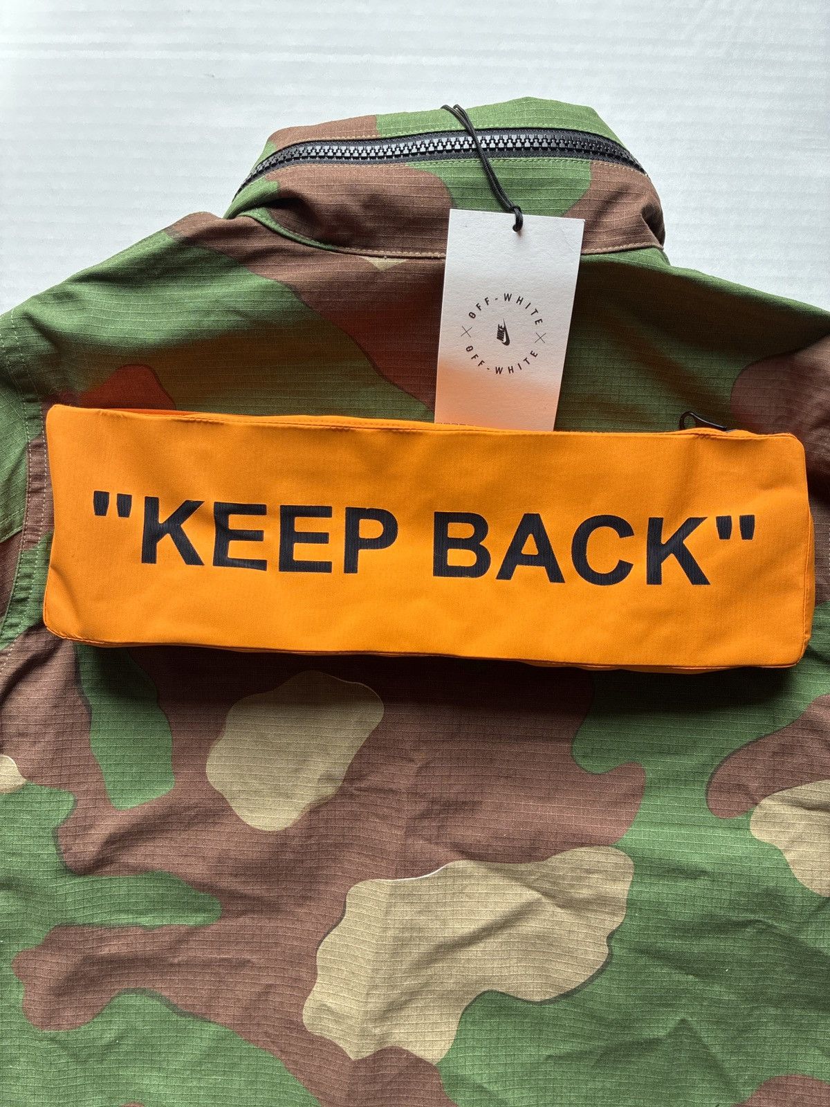 Nike × Off-White Nike x Off-White Women NRG Camo Jacket Sz M Size M / US 6-8 / IT 42-44 - 5 Thumbnail