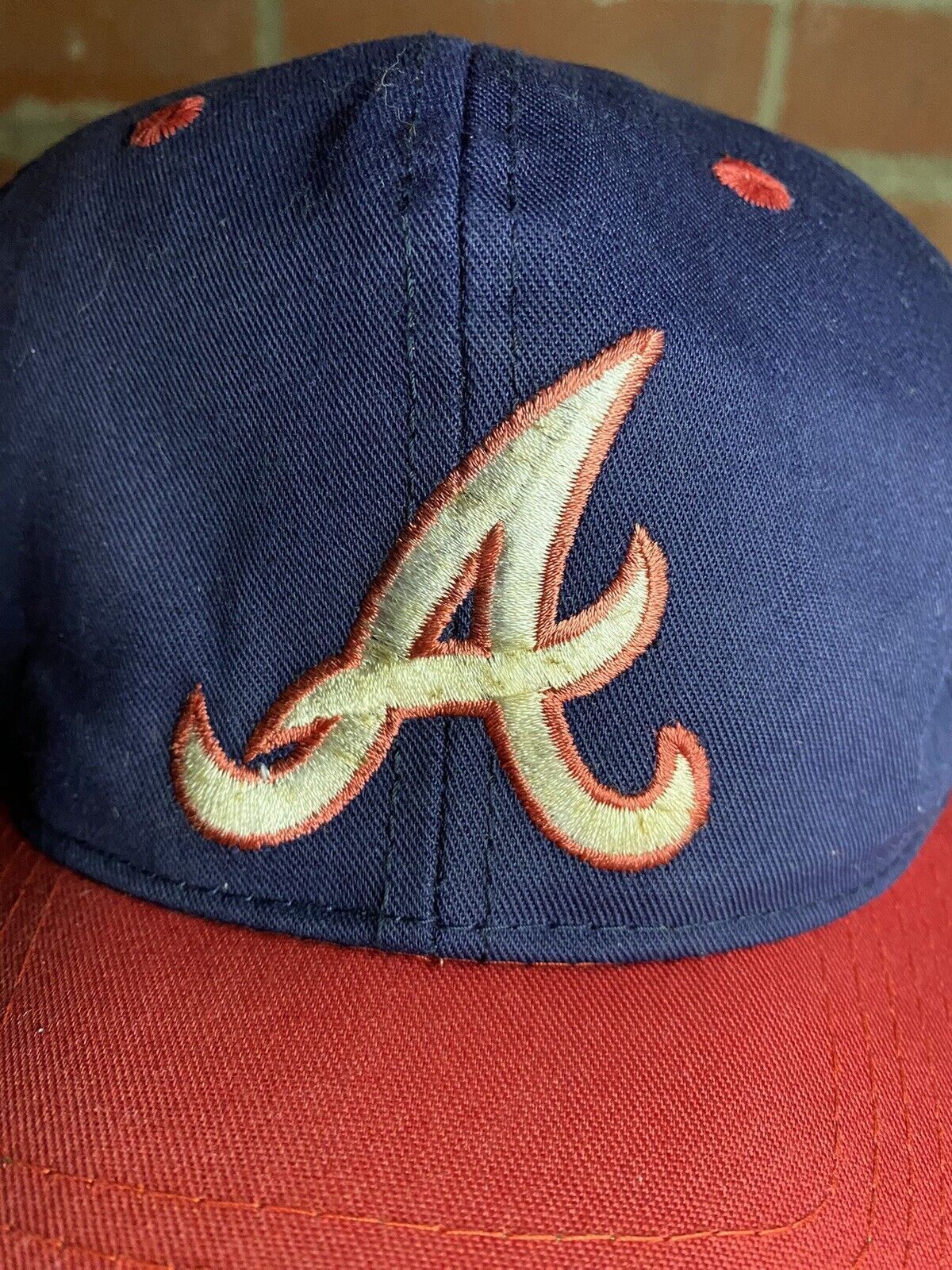 MLB Vintage 90s Atlanta Braves Cap Twins Enterprise Snapback Hat Size ONE SIZE - 2 Thumbnail