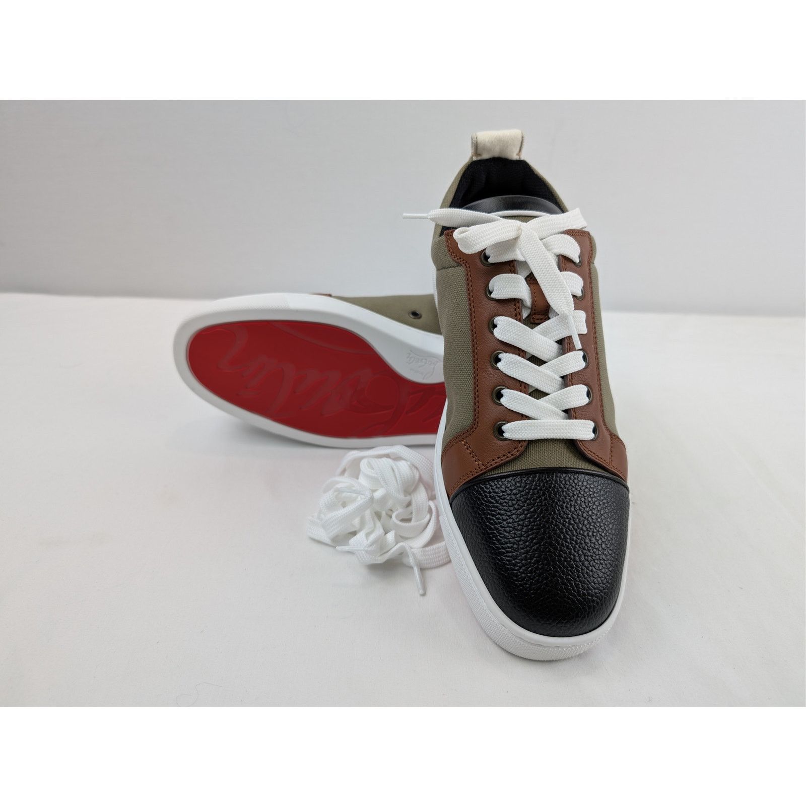 Christian Louboutin o1rshd1 Fun Louis Junior Flat Sneakers in Multicolor Size US 10 / EU 43 - 14 Thumbnail