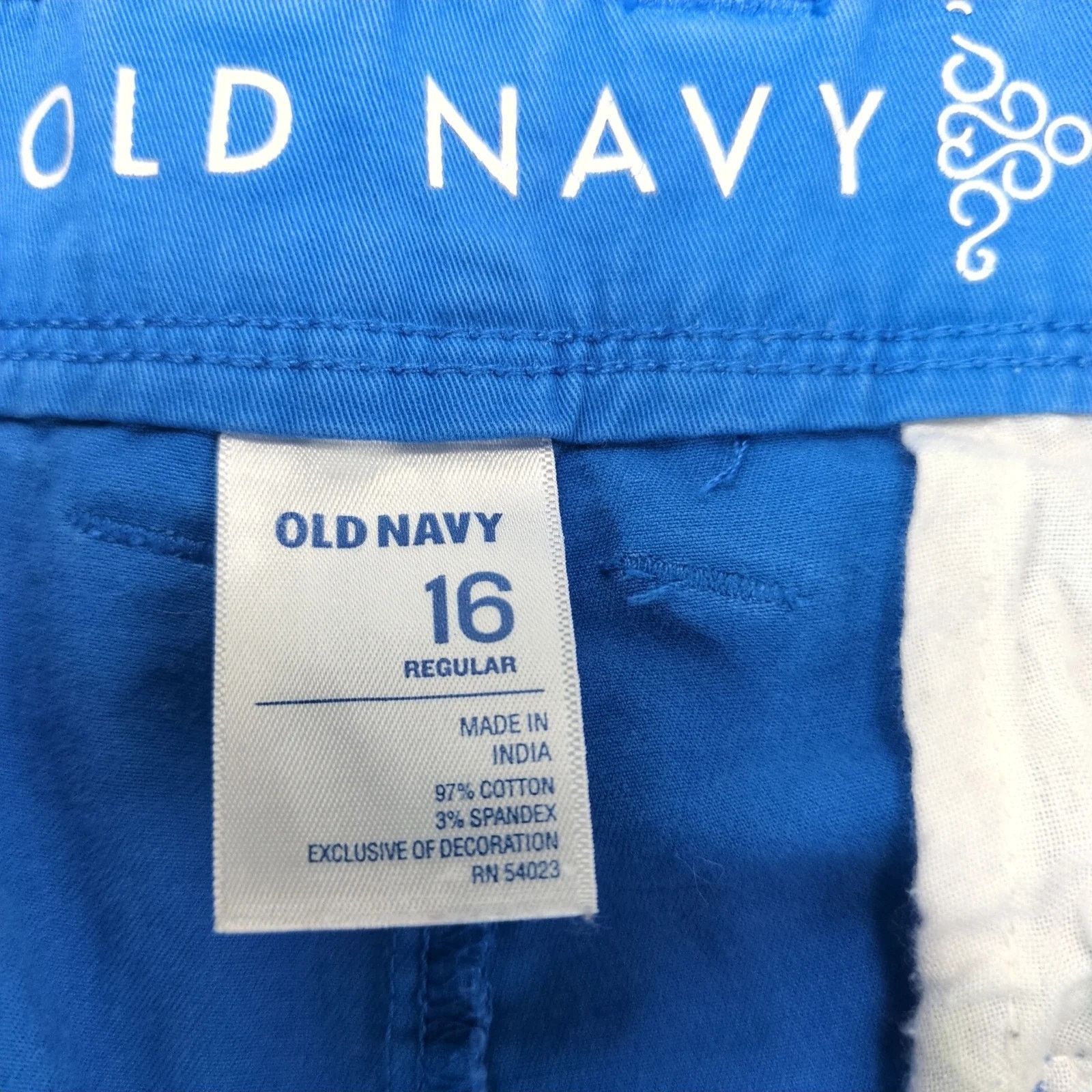 Old Navy Old Navy Embroidered Anchor Crop Pants Women's 16 39x26" Size 38" / US 16 / IT 52 - 3 Thumbnail