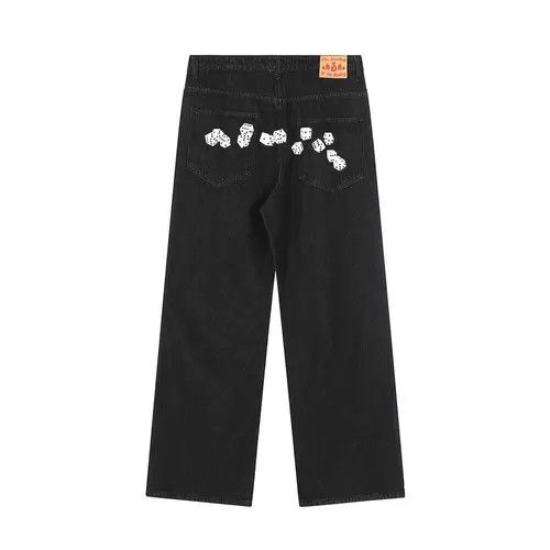 Jean hiphop pattern jeans Size US 32 / EU 48 - 6 Thumbnail