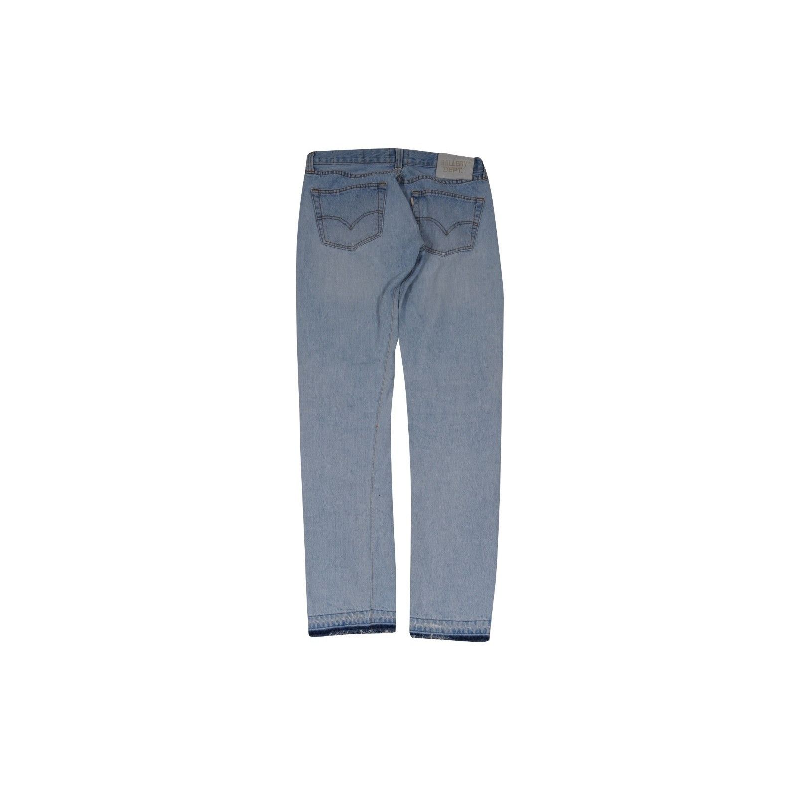 Gallery Dept. Gallery Dept 5001 Jean 32x32 Light Blue Wash Denim Raw Hem Size US 32 / EU 48 - 2 Thumbnail