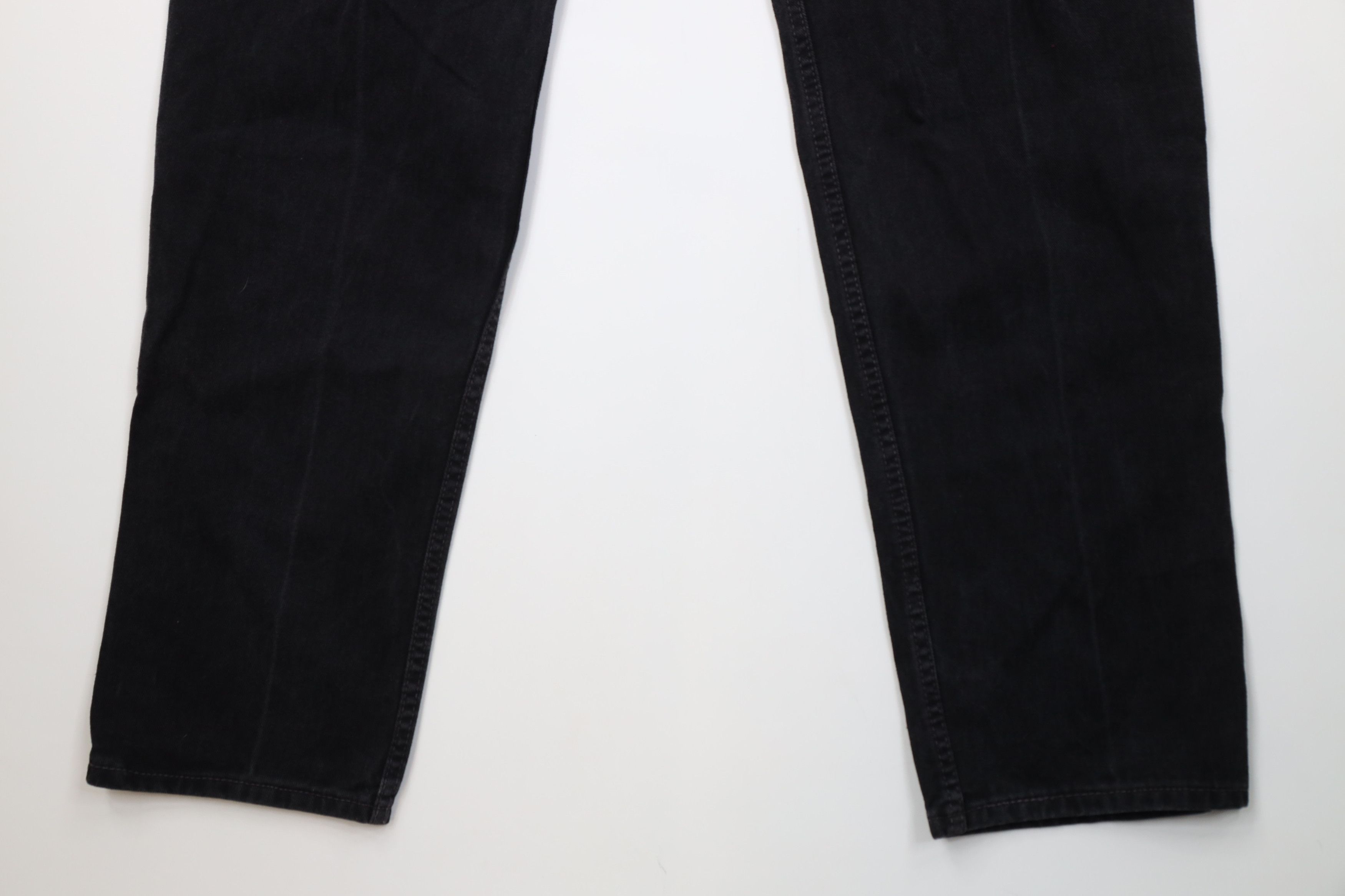 Levi's Vintage Y2K Levis 550 Relaxed Fit Denim Jeans Black Cotton Size US 38 / EU 54 - 12 Thumbnail