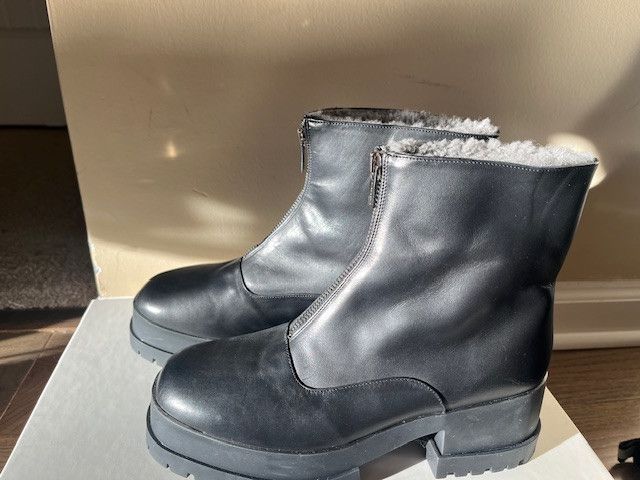 Robert Clergerie Clergerie Wyllo Leather Platform Boot Size US 8 / IT 38 - 2 Thumbnail