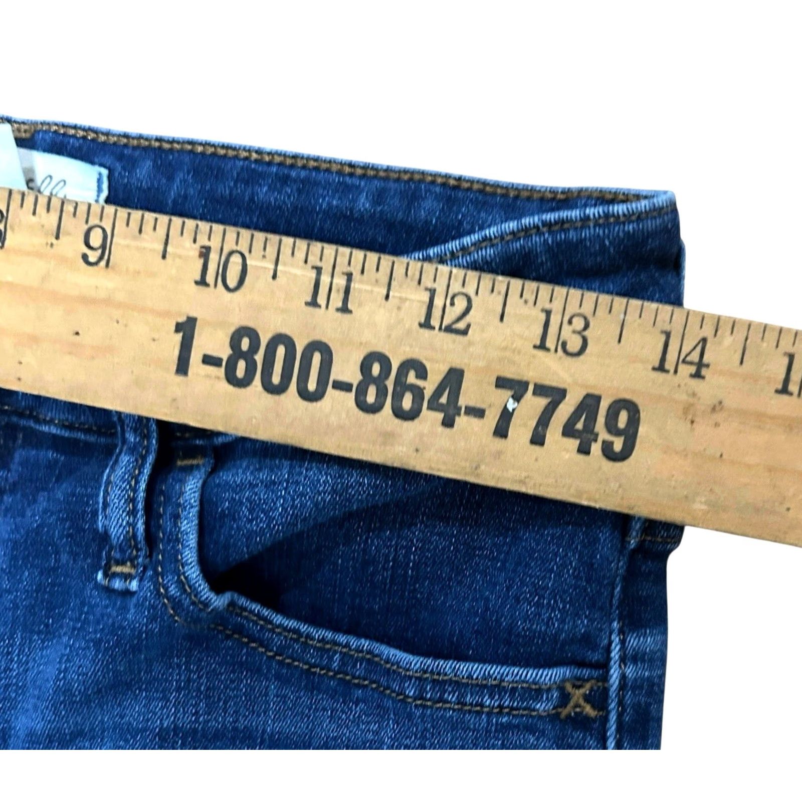 Madewell Madewell Jeans Curvy Roadtripper Size 27 Bark Blue Straight leg Womens Pants Regular Dress Denim 5-Pocket City Bohemian Preppy Size 27" / US 4 / IT 40 - 7 Thumbnail