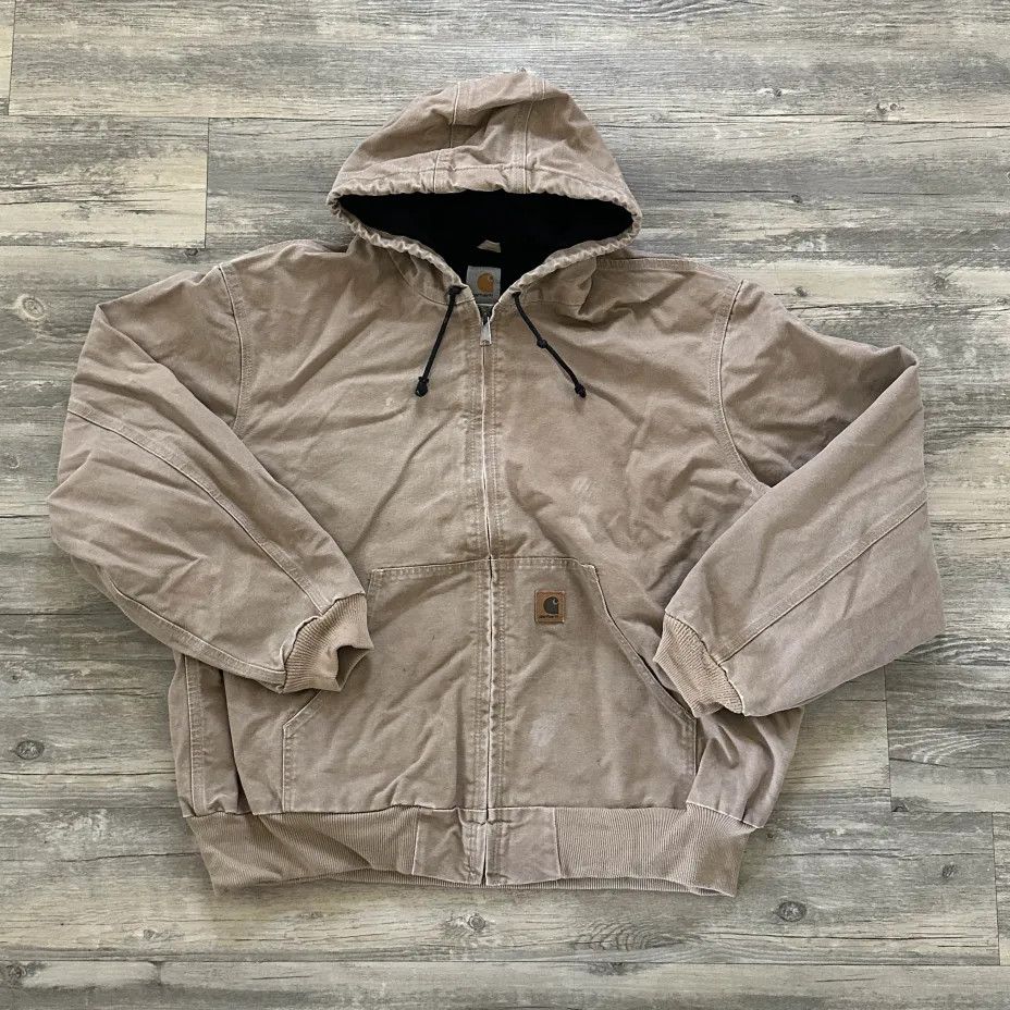Carhartt Vintage Carhartt J25 SDL Saddle Brown Hooded Jacket Size XXL Size US XXL / EU 58 / 5 - 1 Thumbnail
