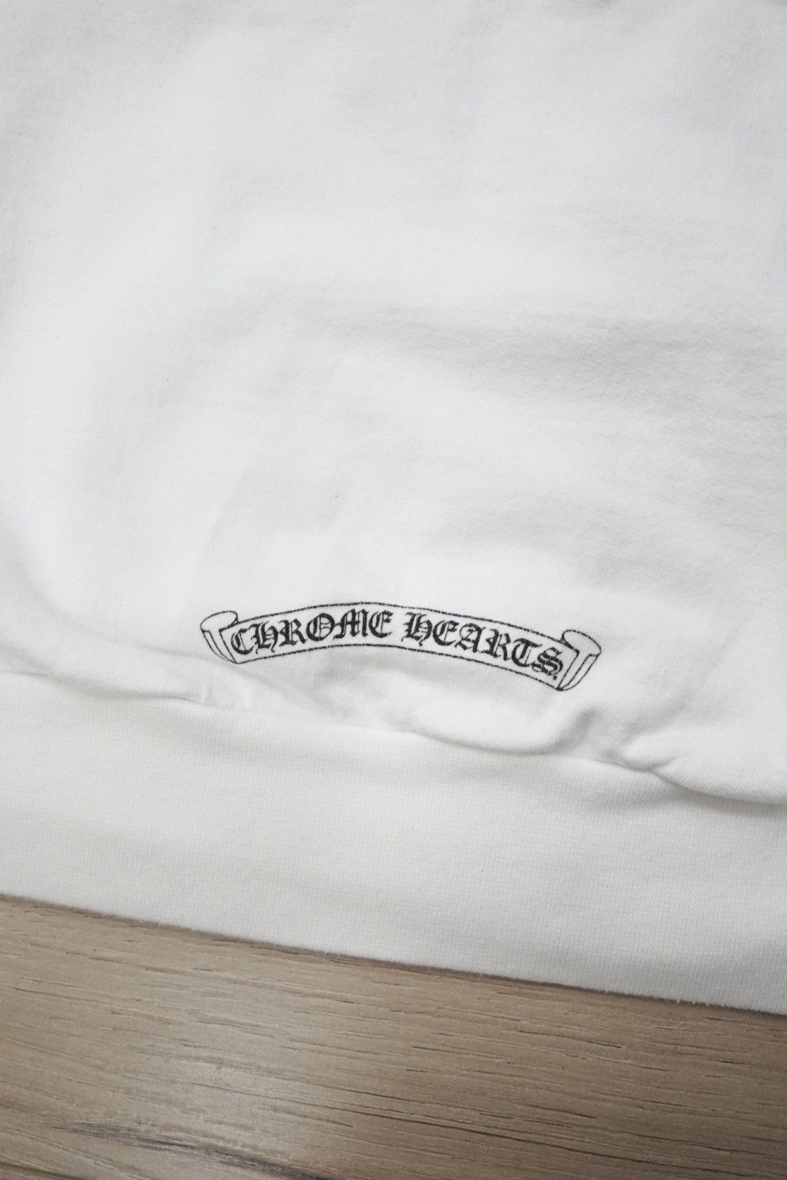 Chrome Hearts Chrome Hearts Vertical Logo White Zip Up Size US M / EU 48-50 / 2 - 7 Thumbnail