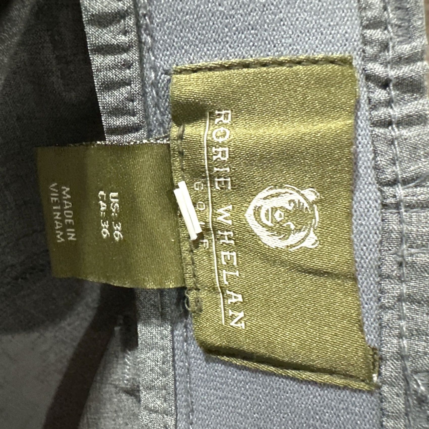 Vintage Rorie Whelan Golf Shorts Men 36 Gray Comfort Stretch NWT Chino Lightweight Quick Dry Breathable Casual Travel Size US 36 / EU 52 - 3 Thumbnail