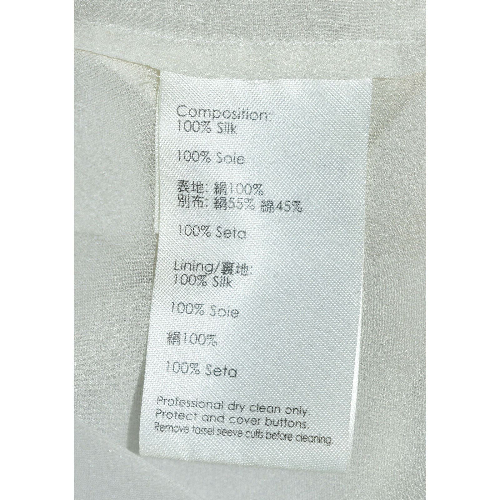 3.1 Phillip Lim 3.1 PHILLIP LIM White Silk Patch Pockets Blouse With Tank 4 Size S / US 4 / IT 40 - 8 Thumbnail