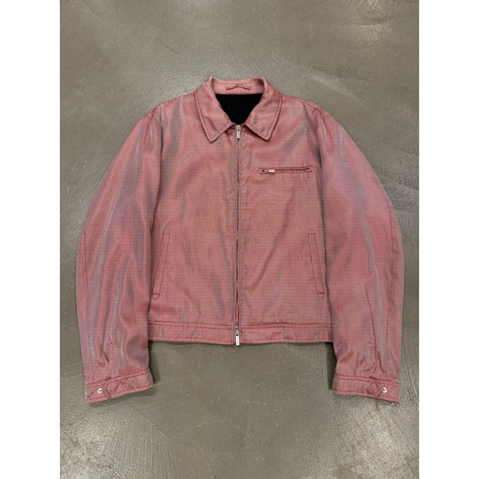 1990s Armani iridescent work jacket