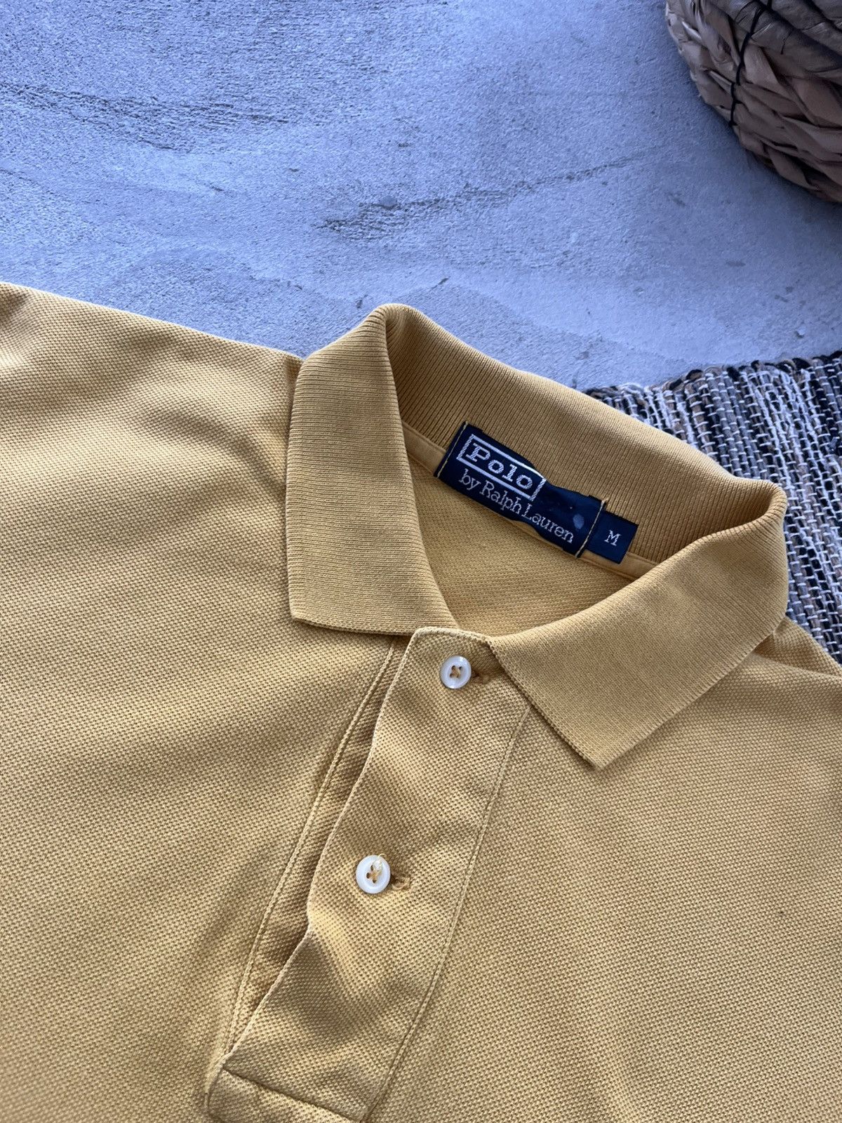 Polo Ralph Lauren Vintage Polo Ralph Lauren Yellow Rugby Polo shirt Avantgarde Size US M / EU 48-50 / 2 - 6 Thumbnail