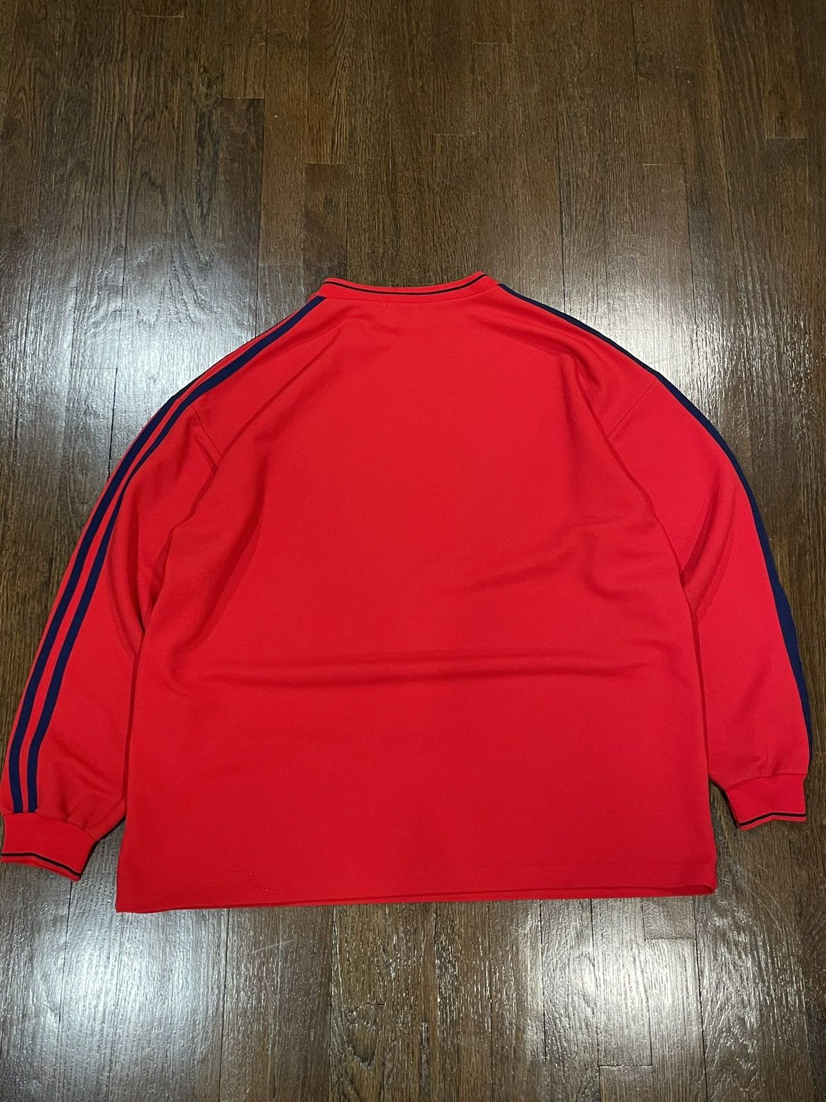 Adidas Red vintage 90s adidas sweatshirt Size US XXL / EU 58 / 5 - 2 Thumbnail