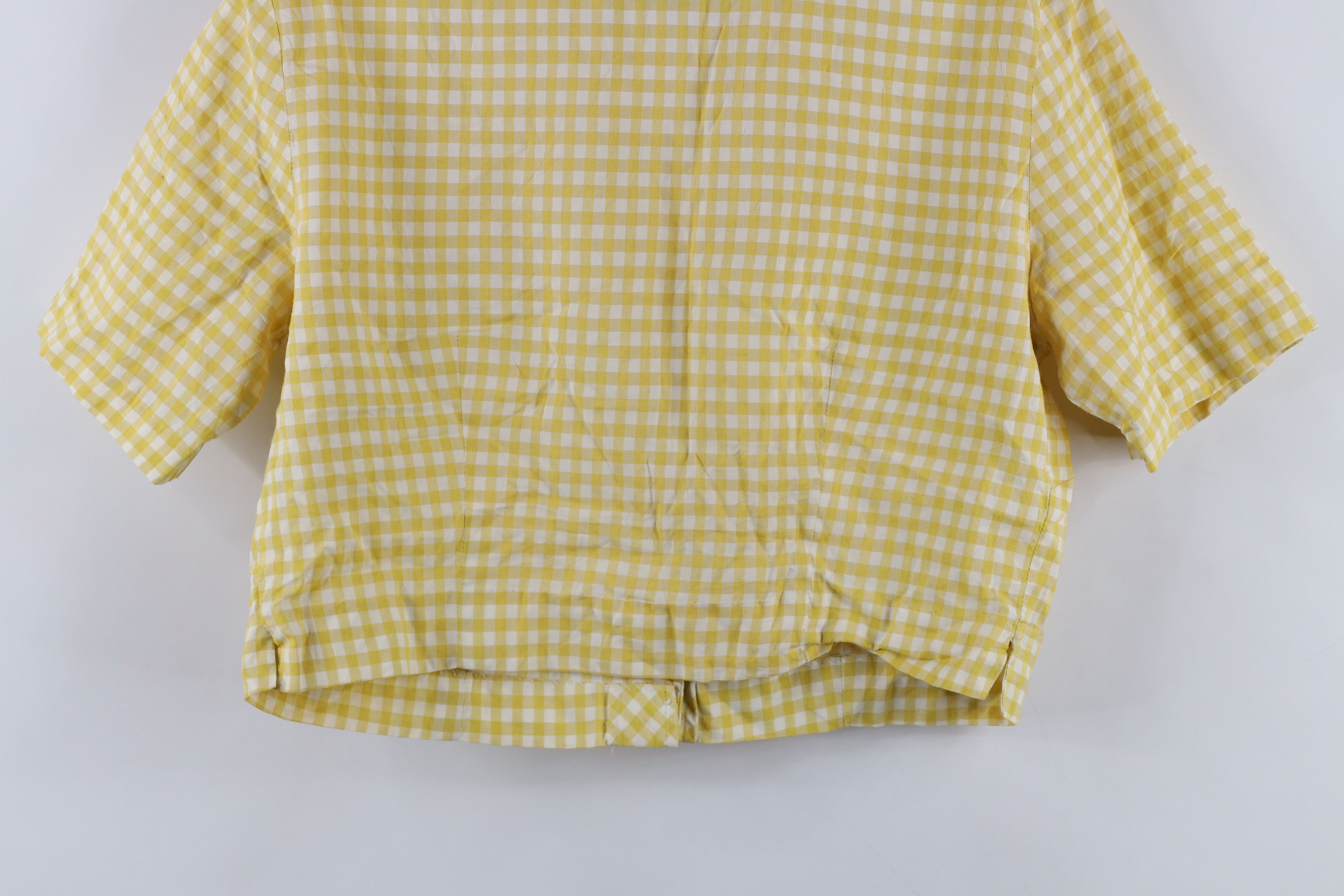 Vintage Vintage 50s 60s Rockabilly Blend Cropped Button Shirt USA Size M / US 6-8 / IT 42-44 - 8 Thumbnail