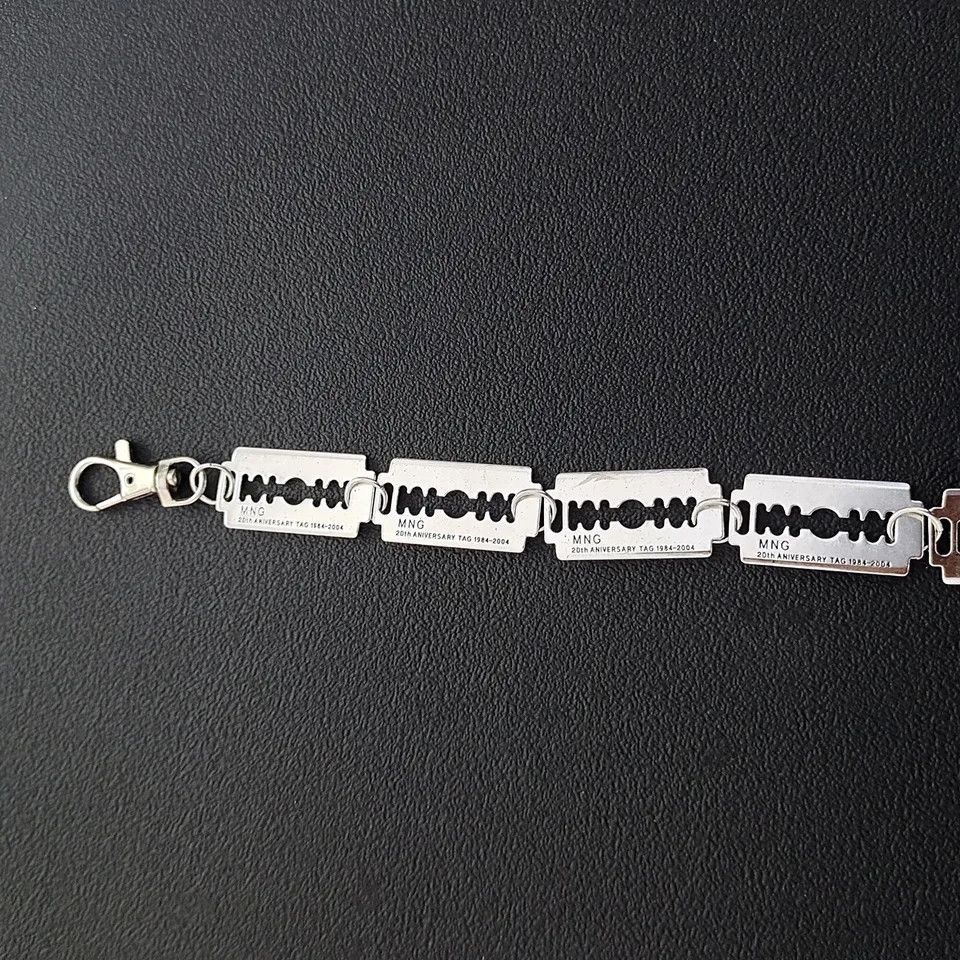 Japanese Brand × Vintage Y2K Razor Blade Hip Hop Jeans Chain Size 30 - 4 Thumbnail