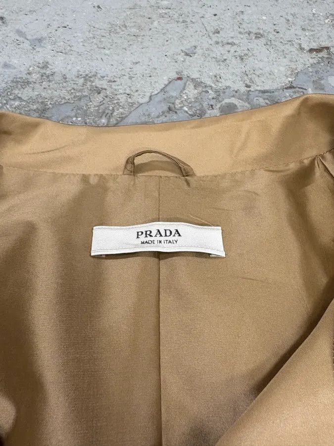 Prada SS2007 Prada Beige Trench Coat Jacket Size S / US 4 / IT 40 - 9 Thumbnail