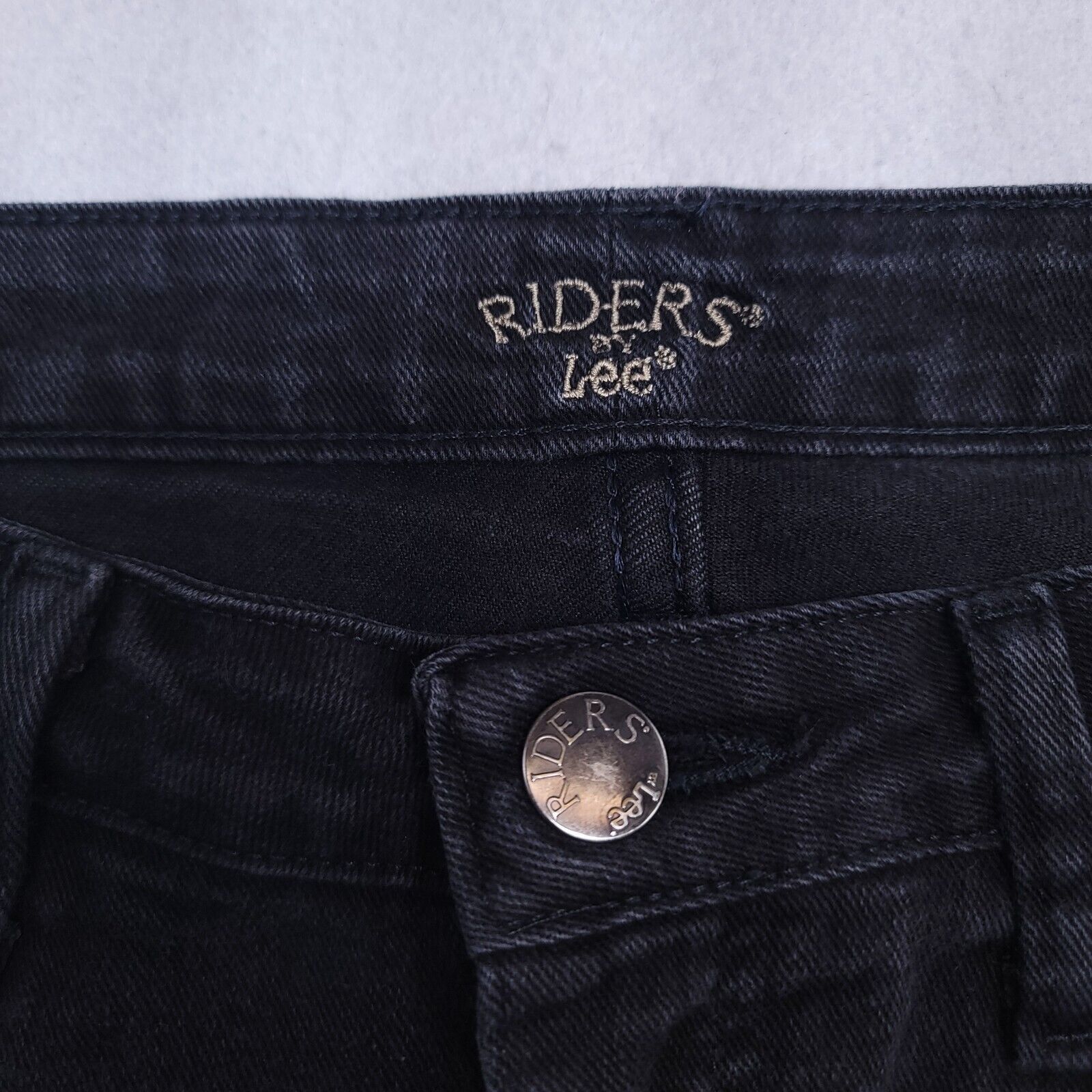 Lee Riders by Lee Casual Button Denim Jeans Womens Size 8P Black Size 29" - 12 Thumbnail