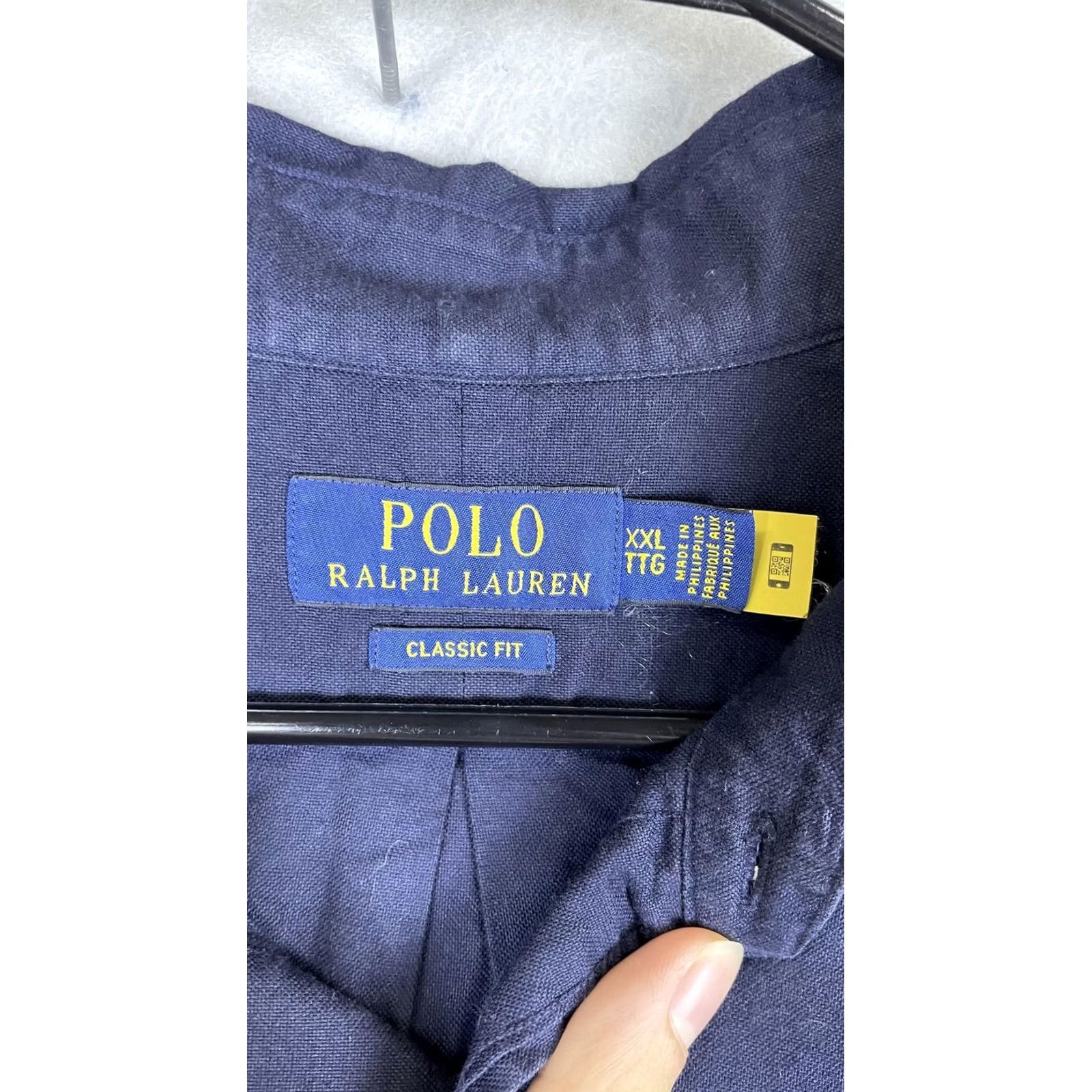 Polo Ralph Lauren Polo Ralph Lauren Shirt Mens 2XL Blue Solid Long Sleeve Button Down Pony Logo Size US XXL / EU 58 / 5 - 5 Thumbnail