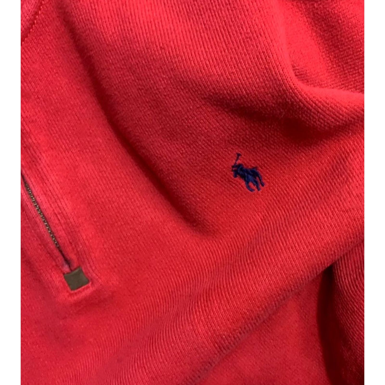 Polo Ralph Lauren Polo Ralph Lauren Mens Red 1/4 Zip Pullover Sweater XL Size US XL / EU 56 / 4 - 2 Thumbnail