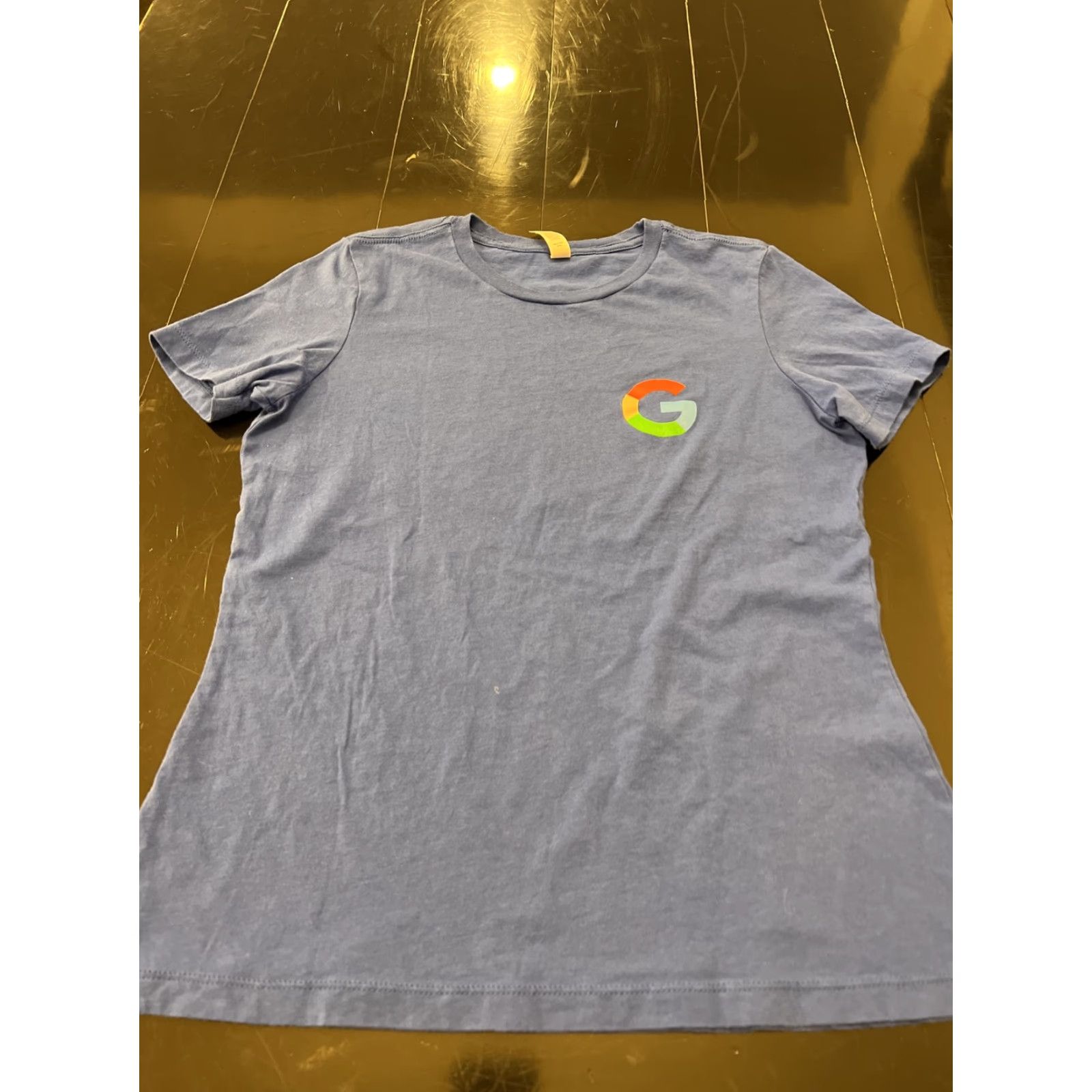 Alife Google Shirt Women’s Small Blue 100% Cotton Crew Neck Short Sleeve Tech Official Employee Limited Edition Casual Fit Regular Prime Size S / US 4 / IT 40 - 5 Thumbnail